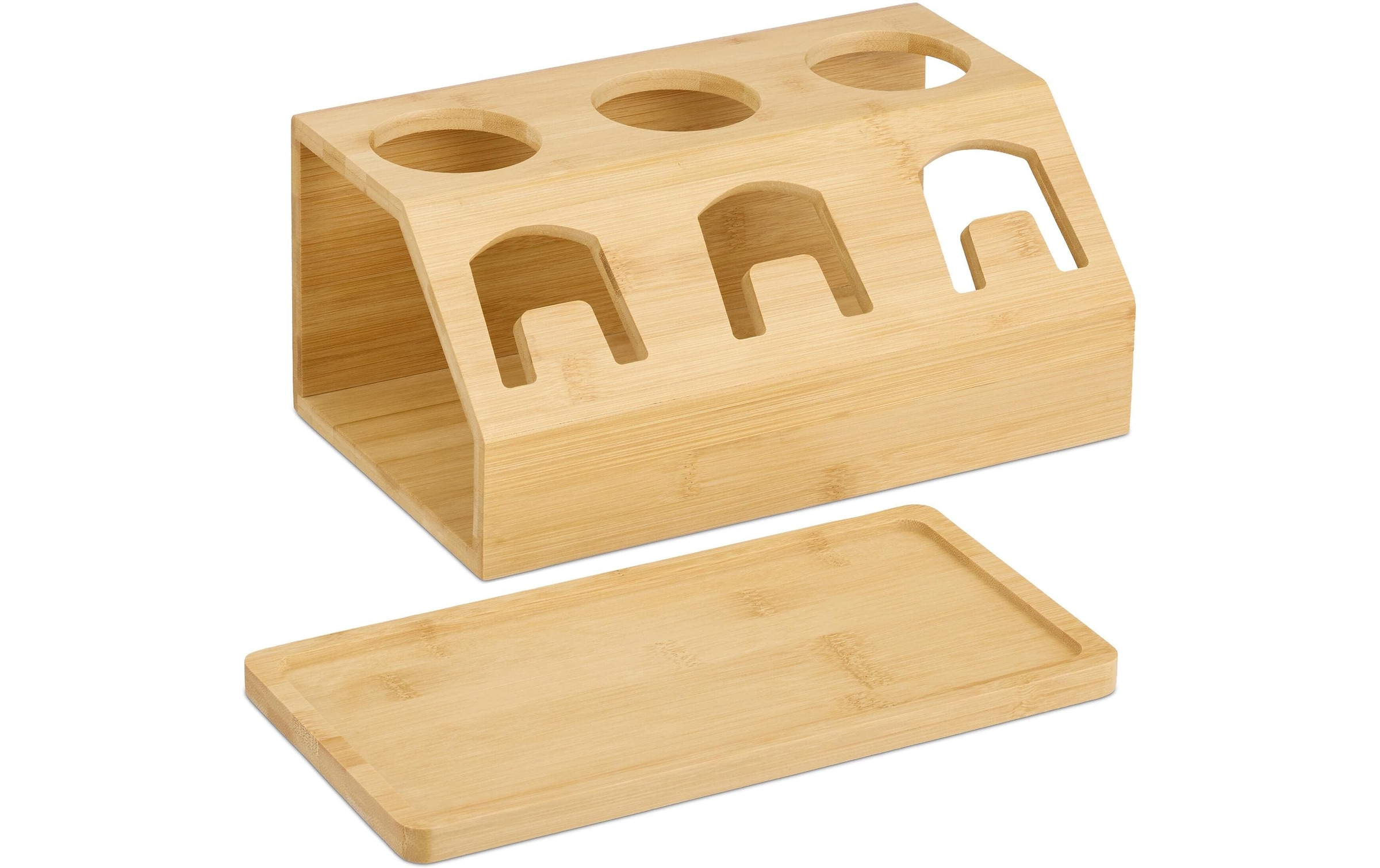 relaxdays Flaschenhalter »für 3 Flaschen«