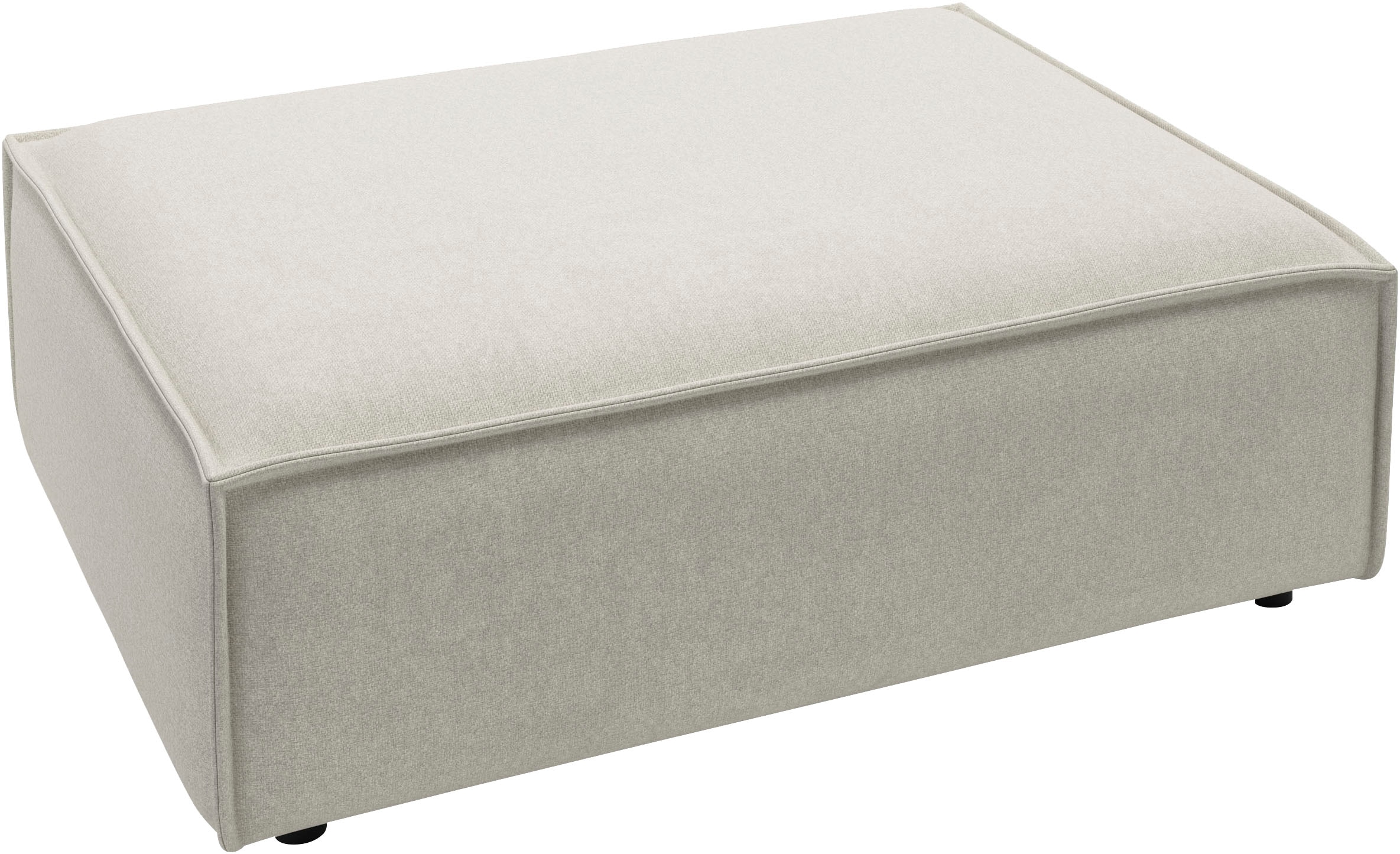 Home affaire Polsterhocker »Watertown, XXL Hockerbank passend zum Sofa - ideal als Beistellmodul« erweiterbare Hockerbank mit weicher Polsterung, Japandi Design