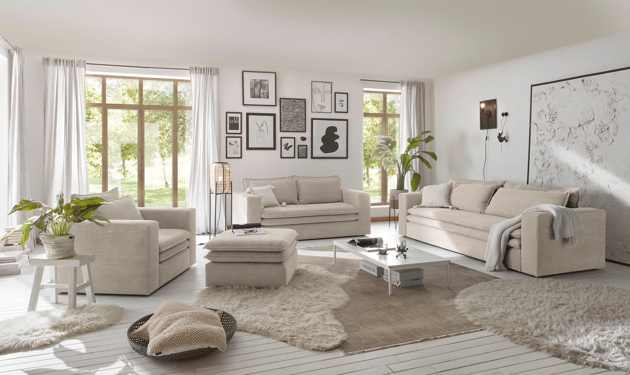 Home affaire Sessel »PIAGGE« Hochwertiger Cord- passend zur Serie PIAGGE