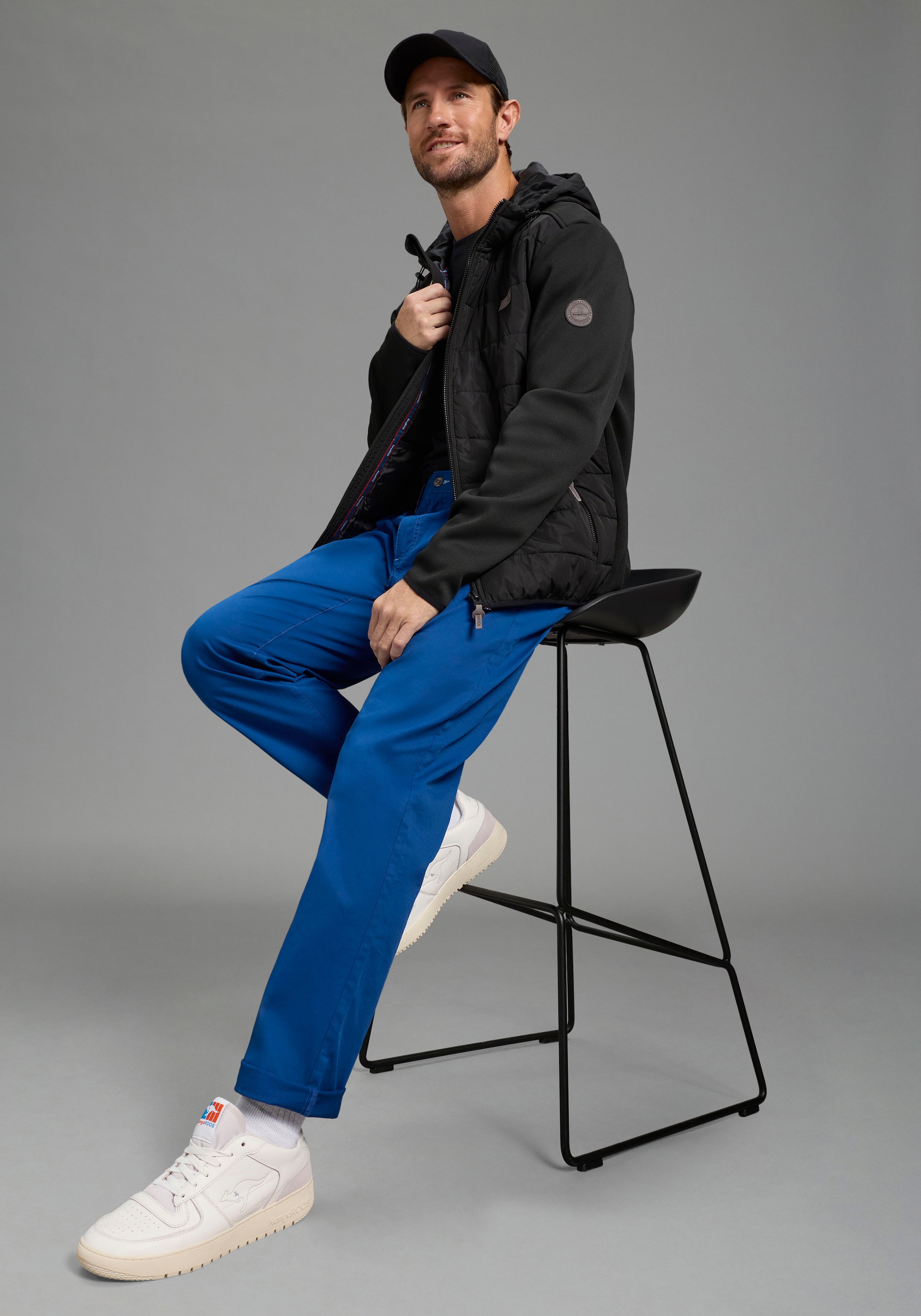 KangaROOS Chinos  gerade geschnitten, elastisches Material