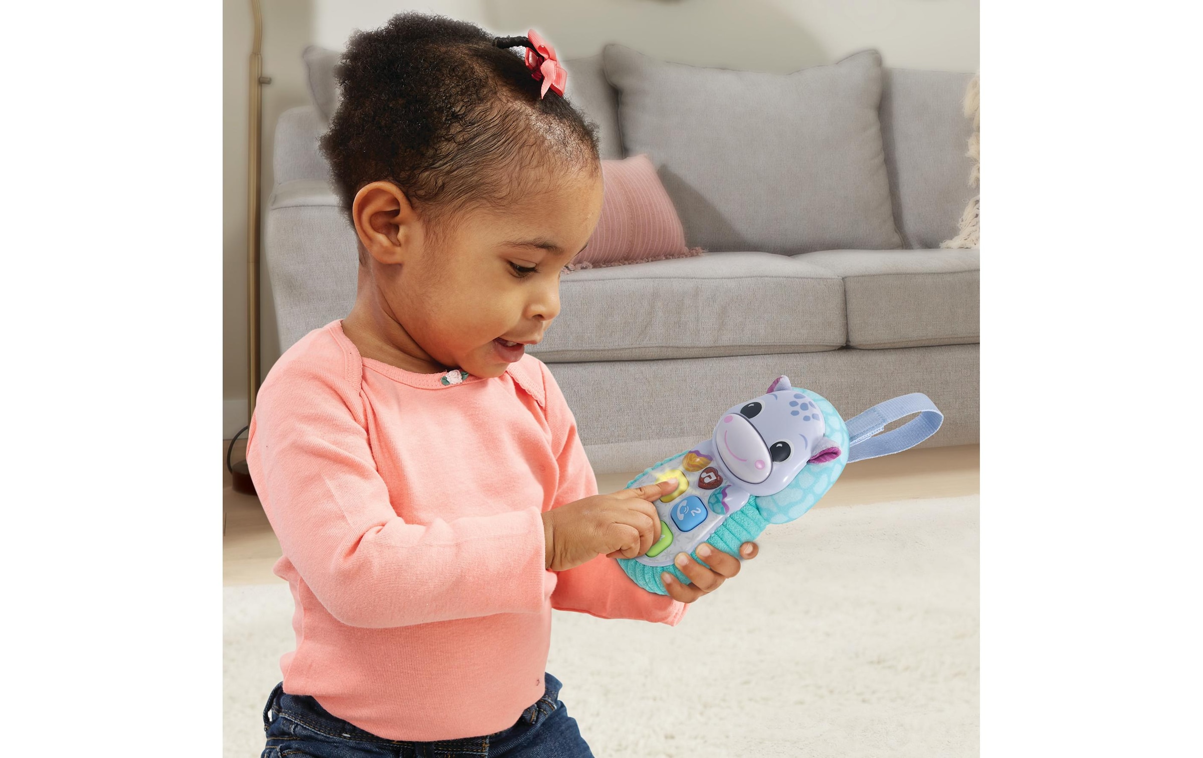 Vtech® Téléphone de jeu »Beschäftigungsspielzeug Allô Bébé Toudoux bleu -FR-«