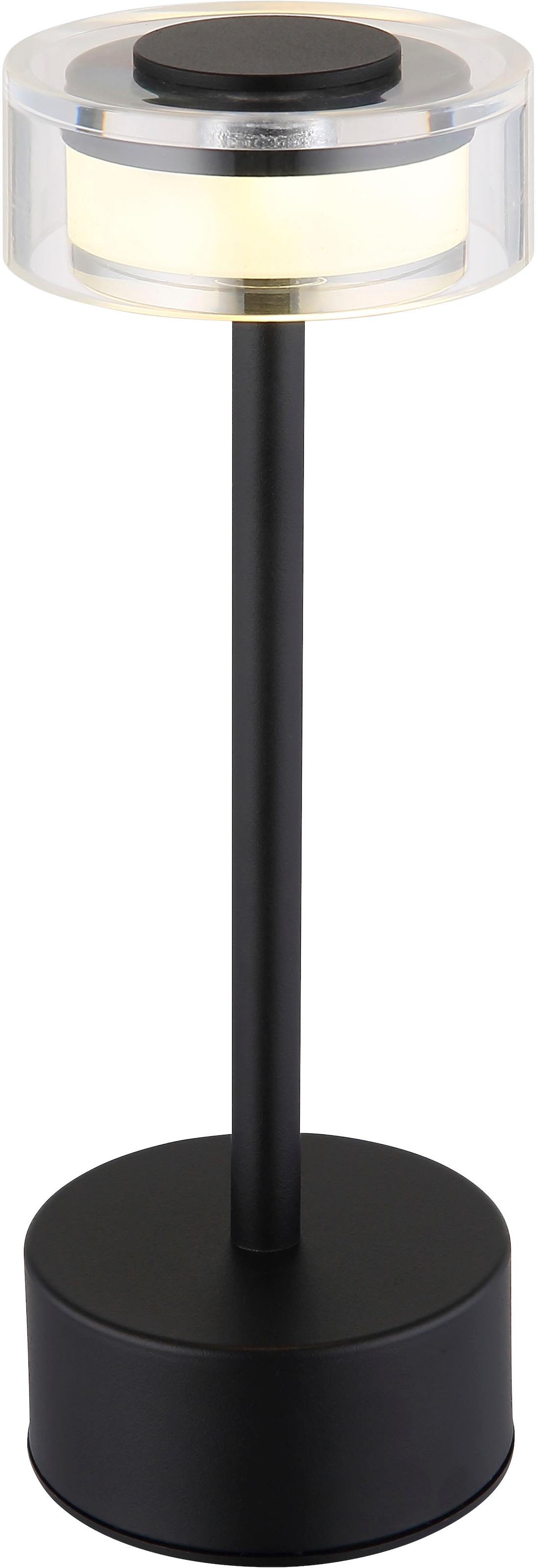 GLOBO LIGHTING LED Tischleuchte »SHIRA« LED-Modul 1 Stk. warmweiss - kaltweiss Akkutischleuchte, Touchdimmer, Lichttemperaturwechsel