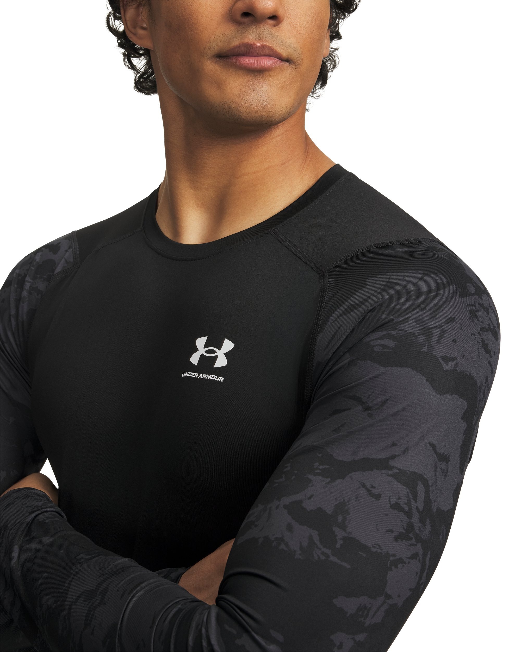Under Armour® T-shirt d'entraînement »UA HG ARMOUR COMP CB LS« respirant, à séchage rapide, en polyester et élasthanne
