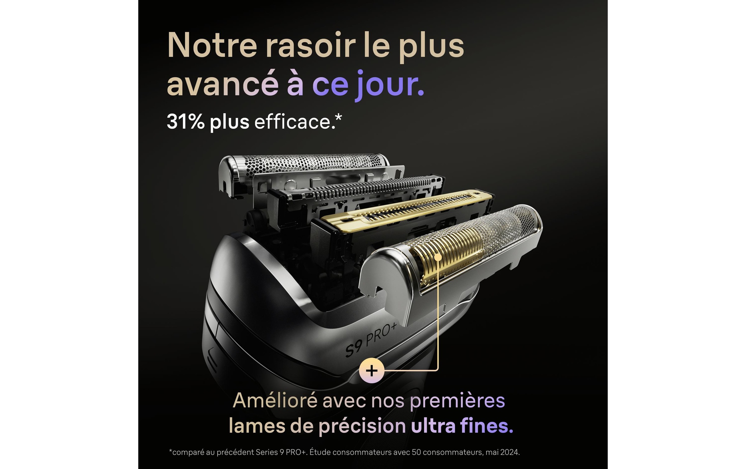 Braun Elektrogesichtshaarentferner »Series 9 Pro+ 9667cc« Reinigungsstation