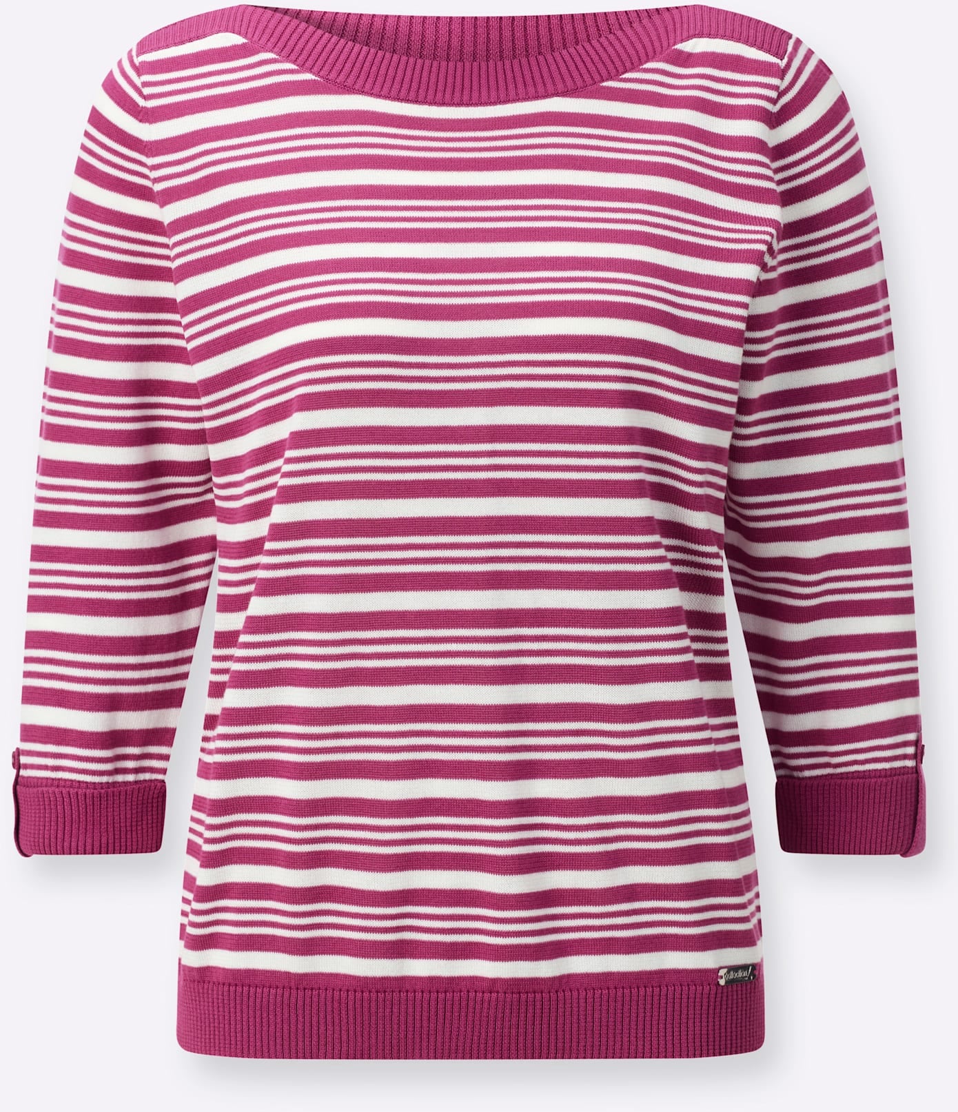 Casual Looks 3/4 Arm-Pullover »Ringel-Pullover«