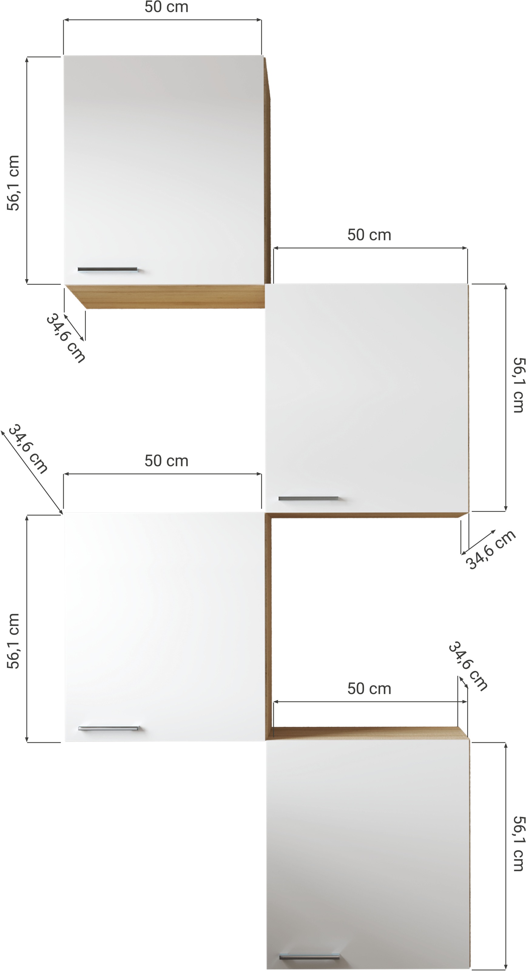 RESPEKTA Set d'armoires multi-usages »Merle«