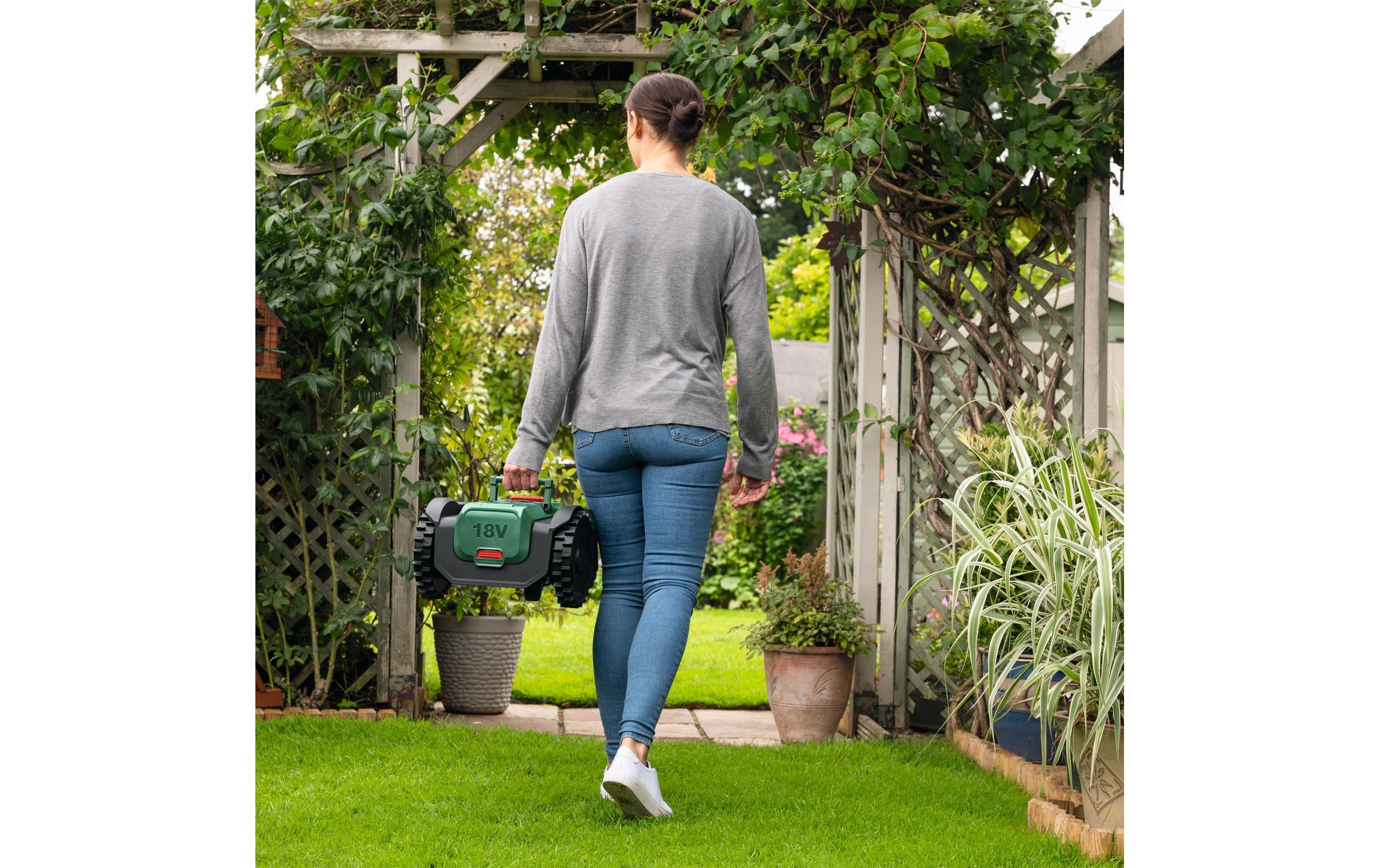 BOSCH Robot tondeuse »VISIMOW18V-100 100 m²«