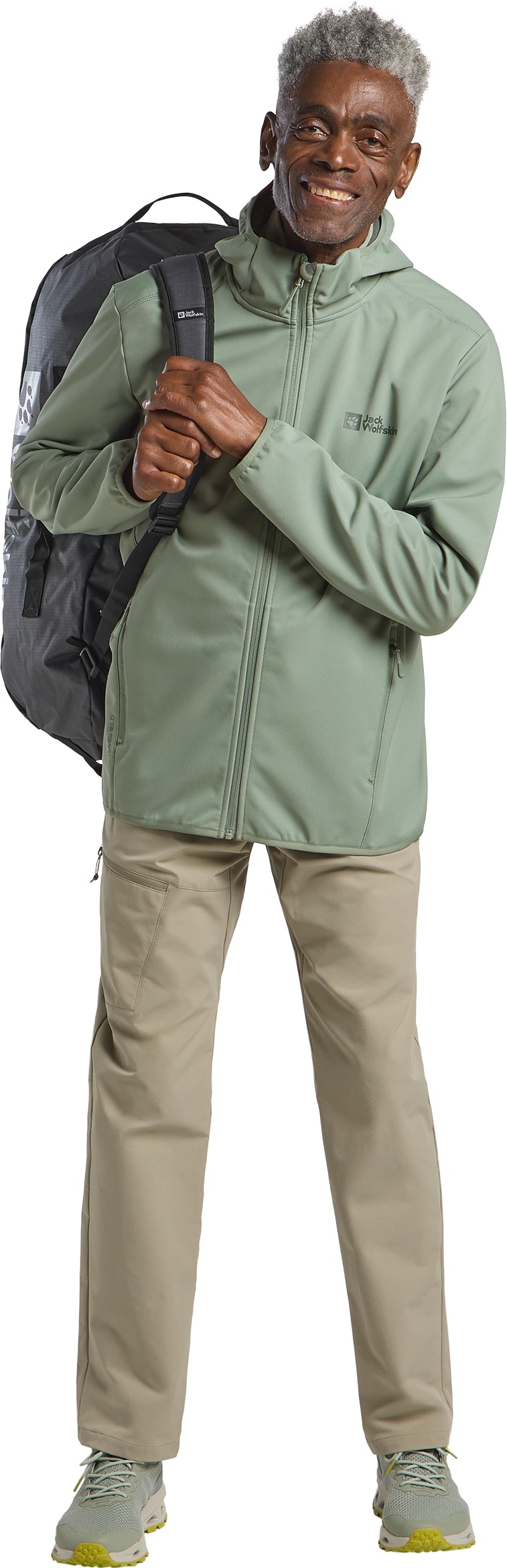 Jack Wolfskin Veste softshell »BORNBERG HOODY M« mitKapuze