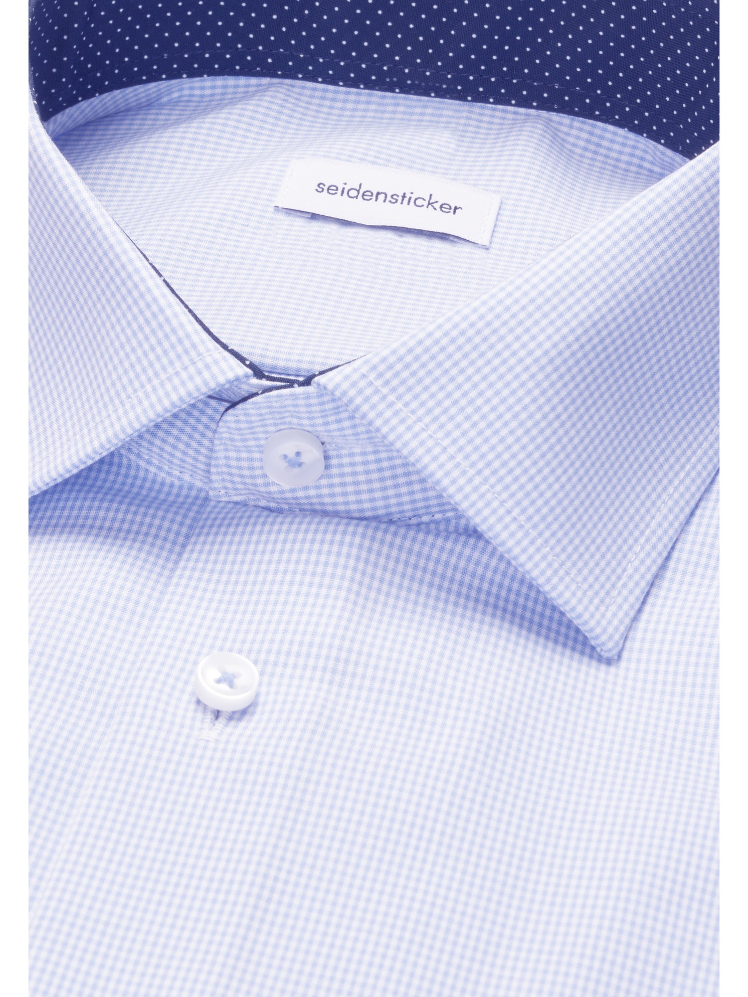 seidensticker Chemise d'affaires »Schwarze Rose« col Kent 1/1 régulier à carreaux