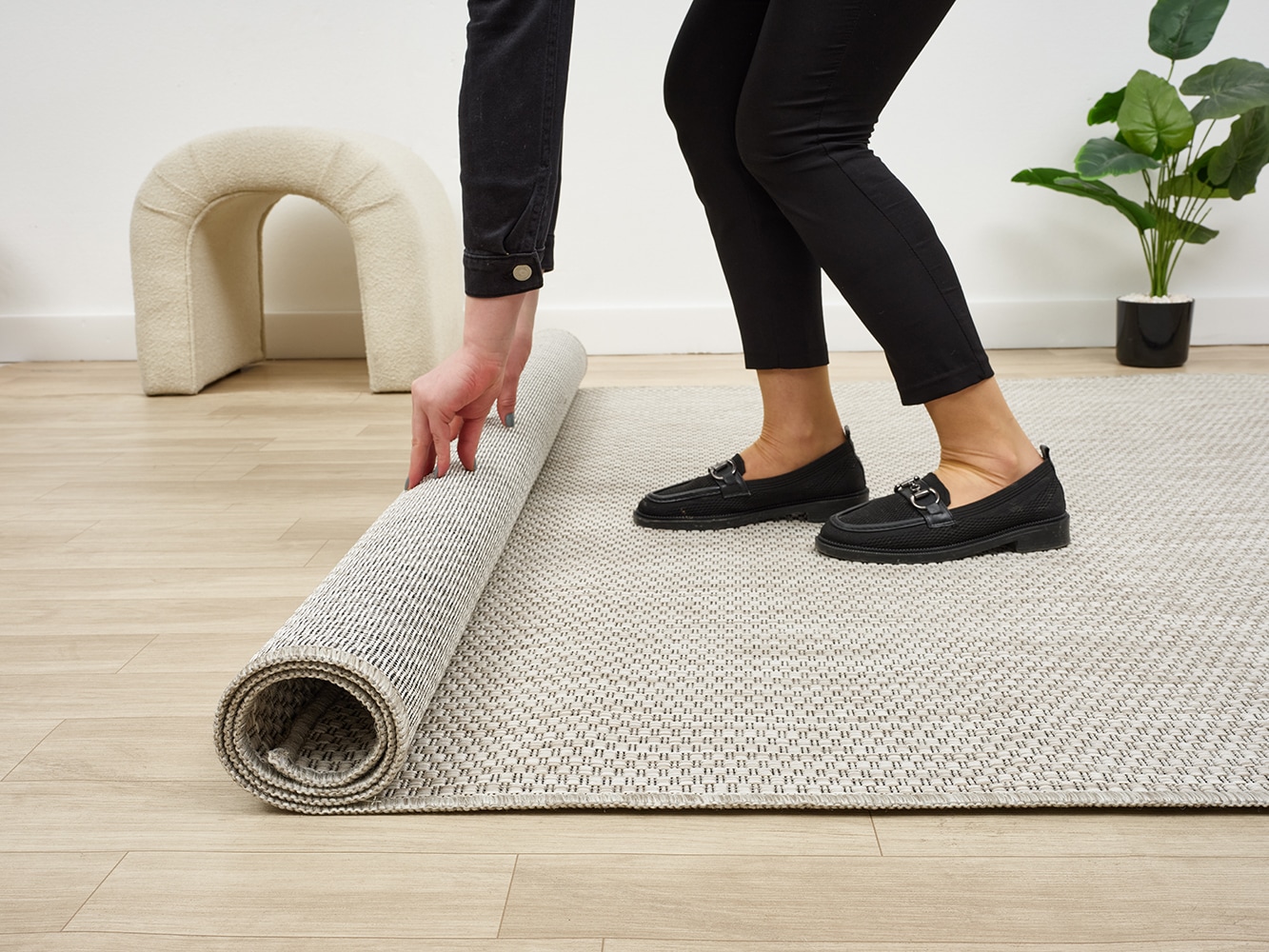 Bruno Banani Tapis »Venezia, auch als Läufer« Rectangulaire 4 mm Höhe In- und Outdoor geeignet, Sisal-Optik, Wetterfest & UV-beständig