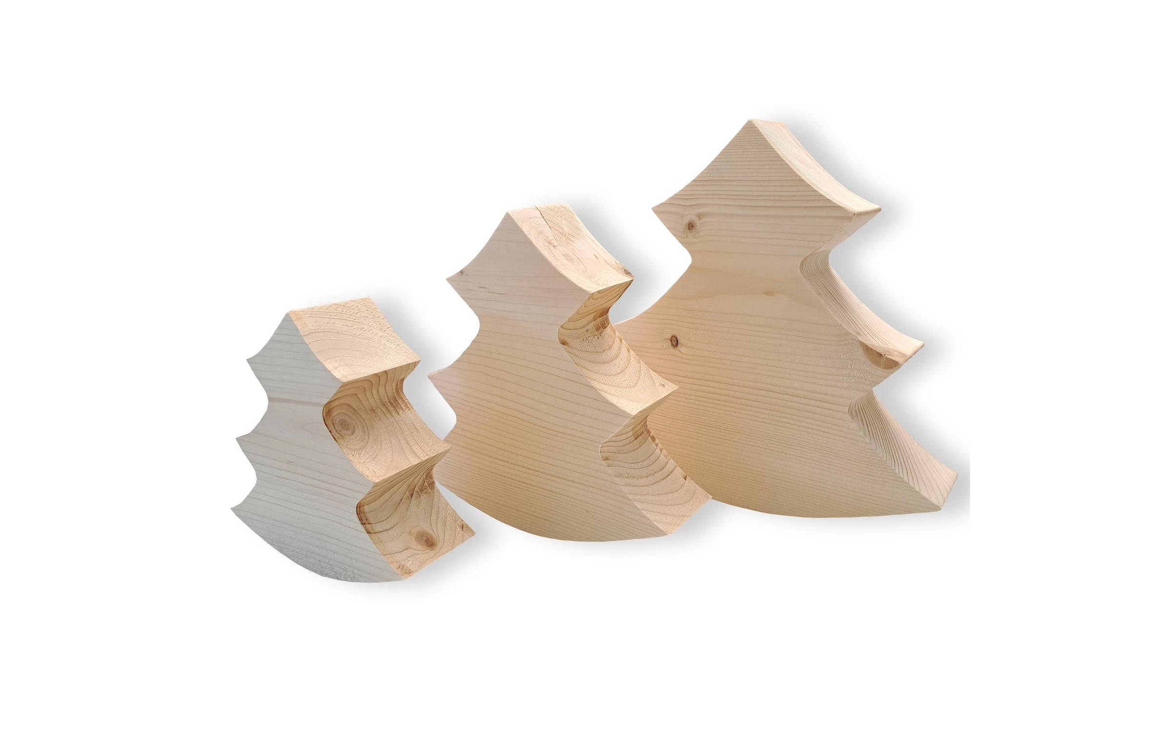 Holz Zollhaus Dekofigur »Massivholz Tannenbaum«