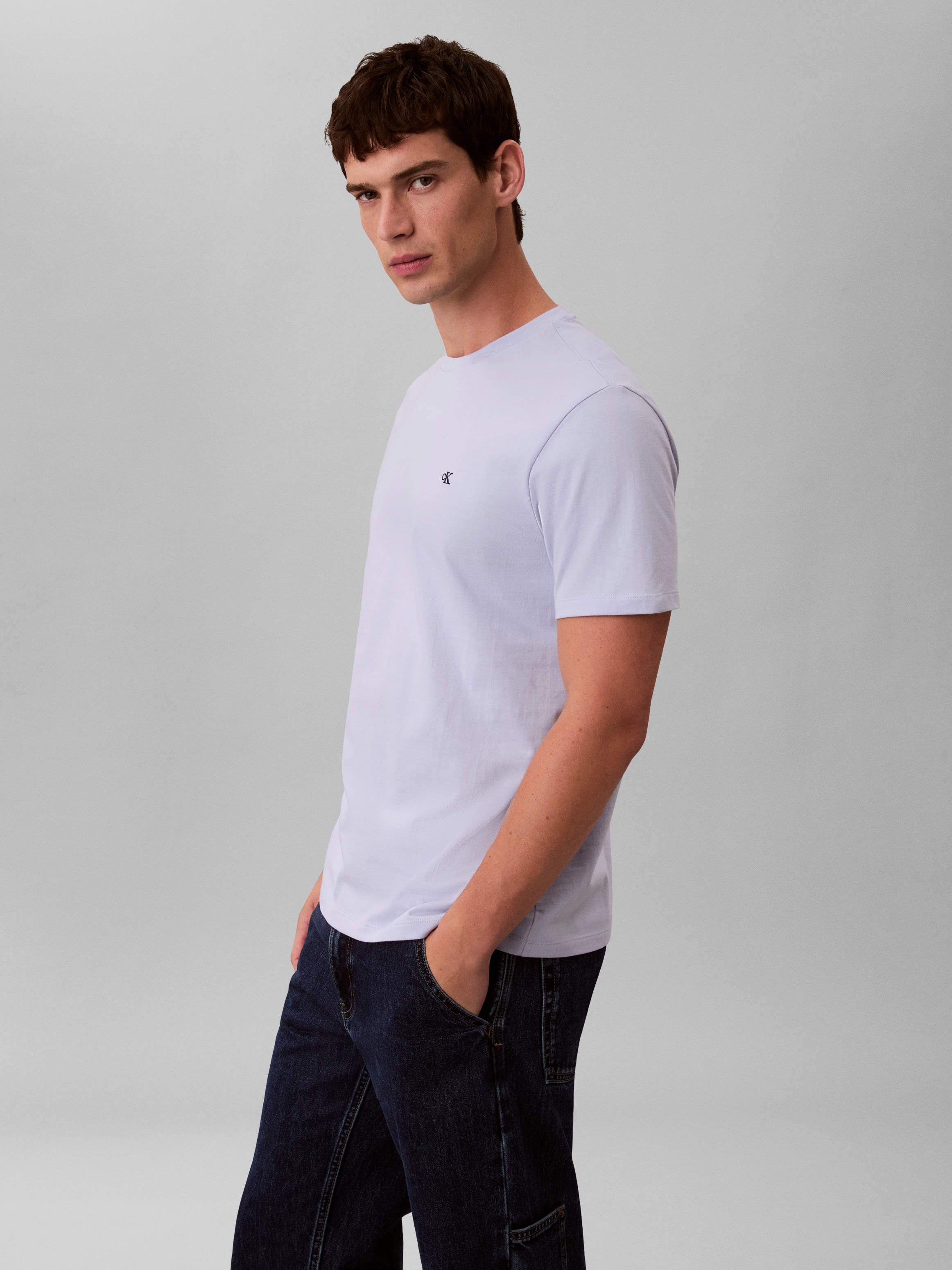 Calvin Klein Jeans T-shirt »CLASSIC MONOGRAM« regular fit, Rundhalsausschnitt