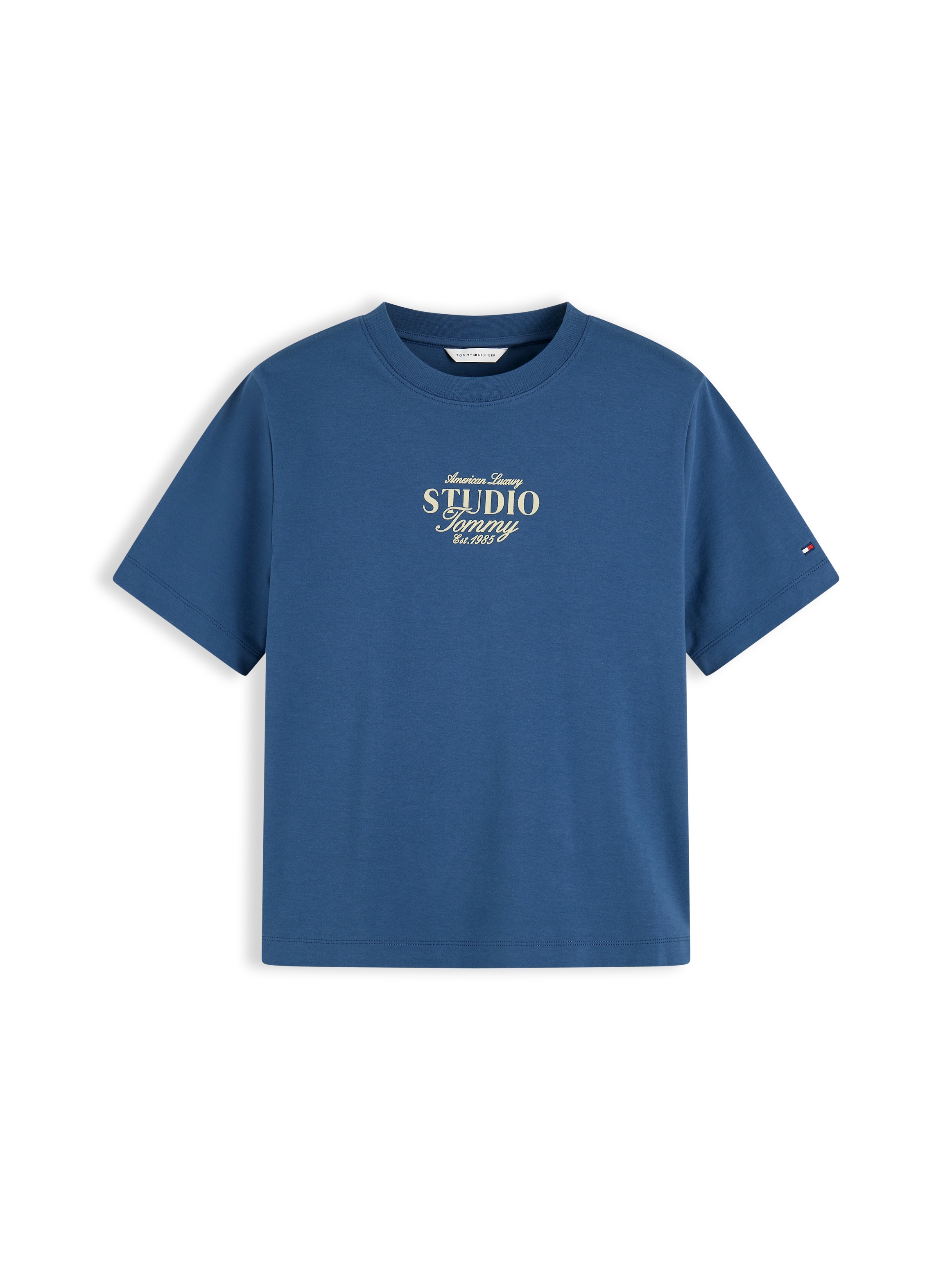 Tommy Hilfiger T-shirt »STUDIO TOMMY REG C-NK S/S TSHIRT« coton, coupe régulière