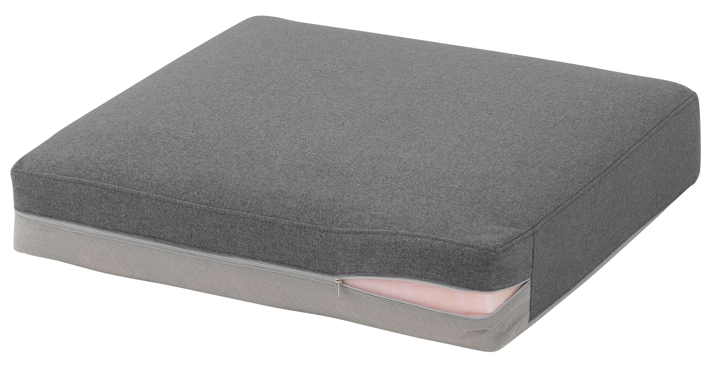 Home affaire Canapé d'angle »MARSEILLE (242/152cm),L-Form, Rec. rechts/links« Massivholzbeine Eiche, Landhausstil, Wellenunterfederung