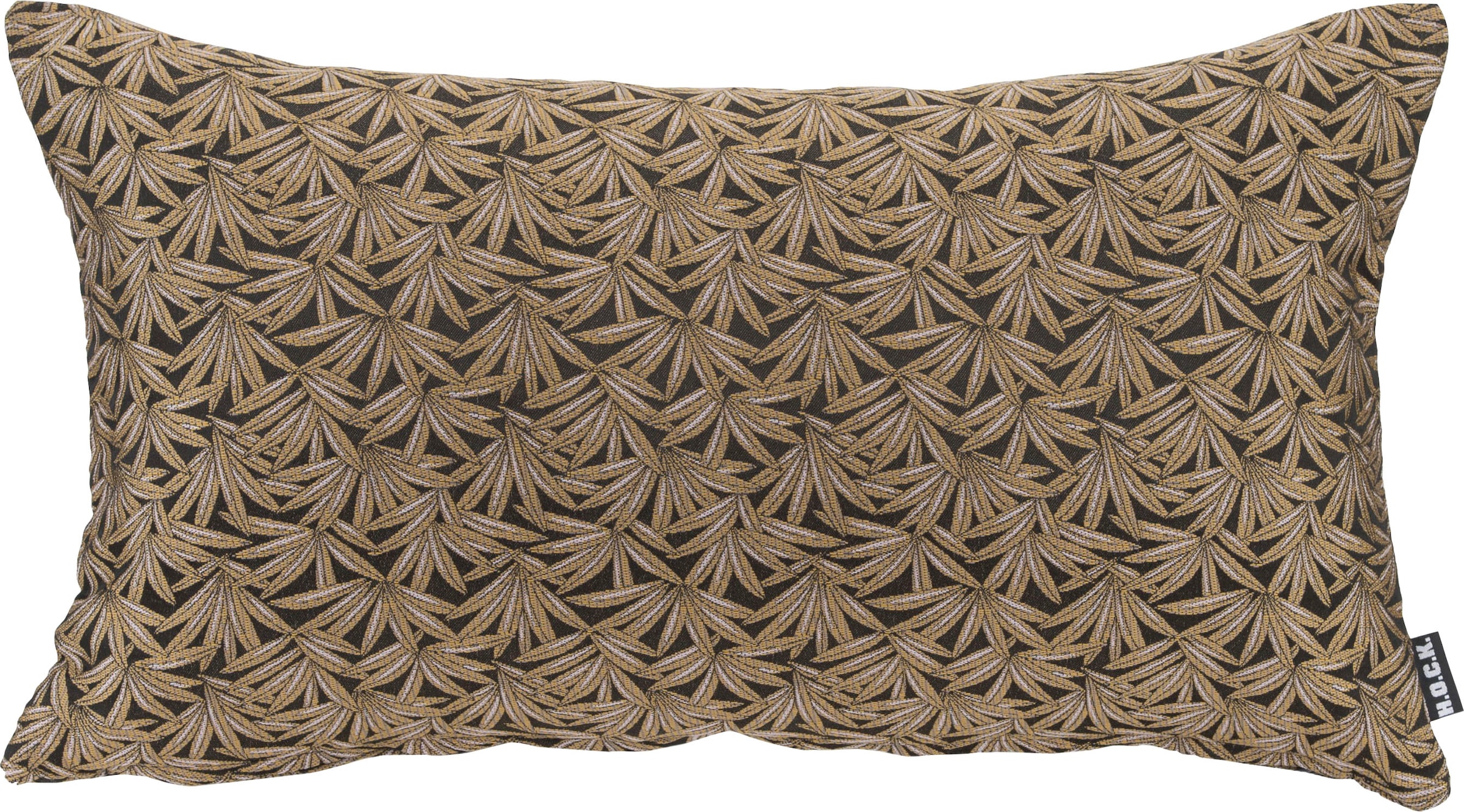 H.O.C.K. Dekokissen »Caja« mit Pflanzenblättern, Kissenhülle mit Füllung, 1 Stück