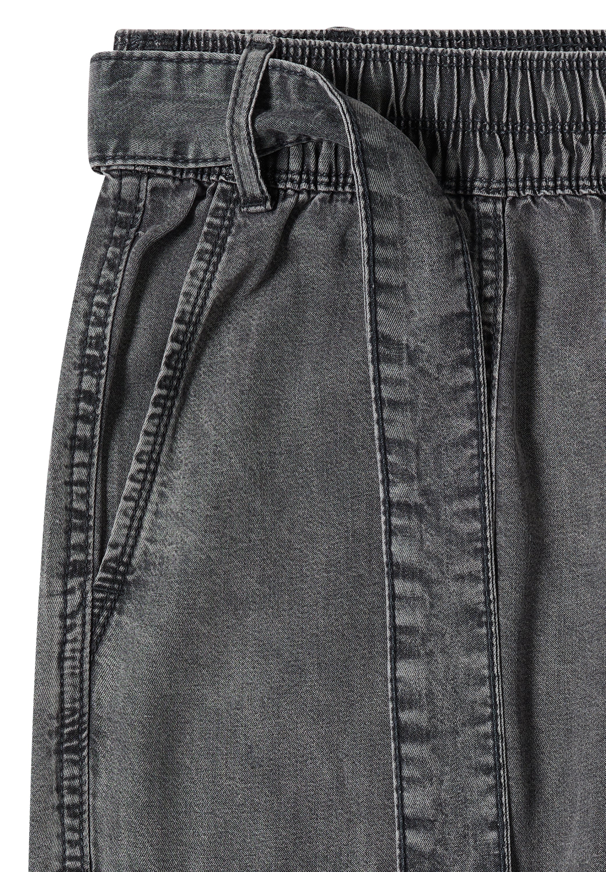 Cecil Pantalon en tissu »Style Neele«  ceinture élastique, jambe large, avec ceinture à nouer