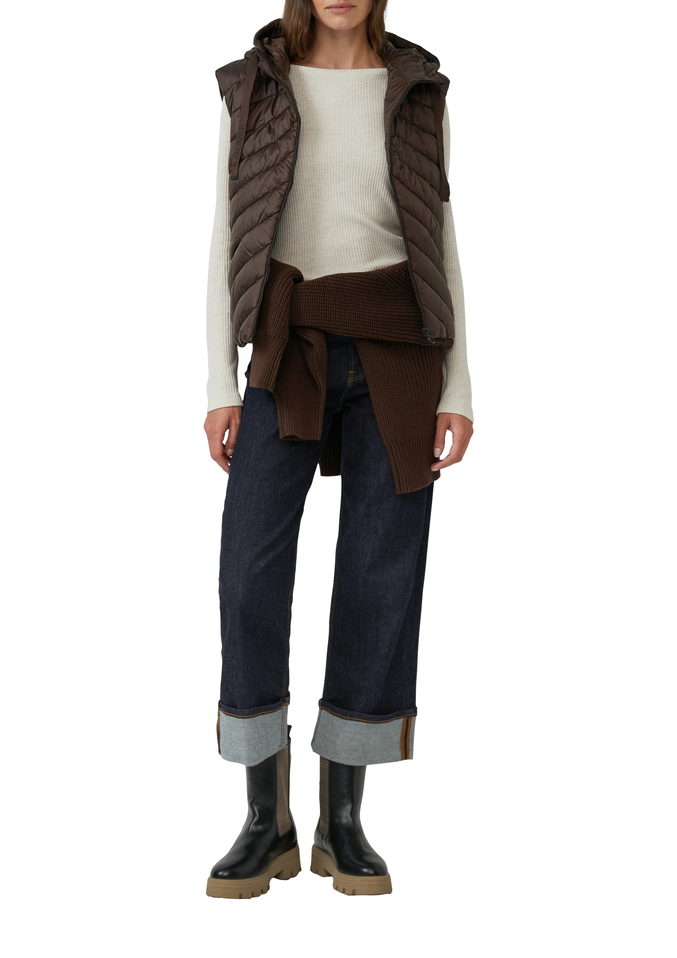 s.Oliver Langarmshirt mit U-Boot-Ausschnitt