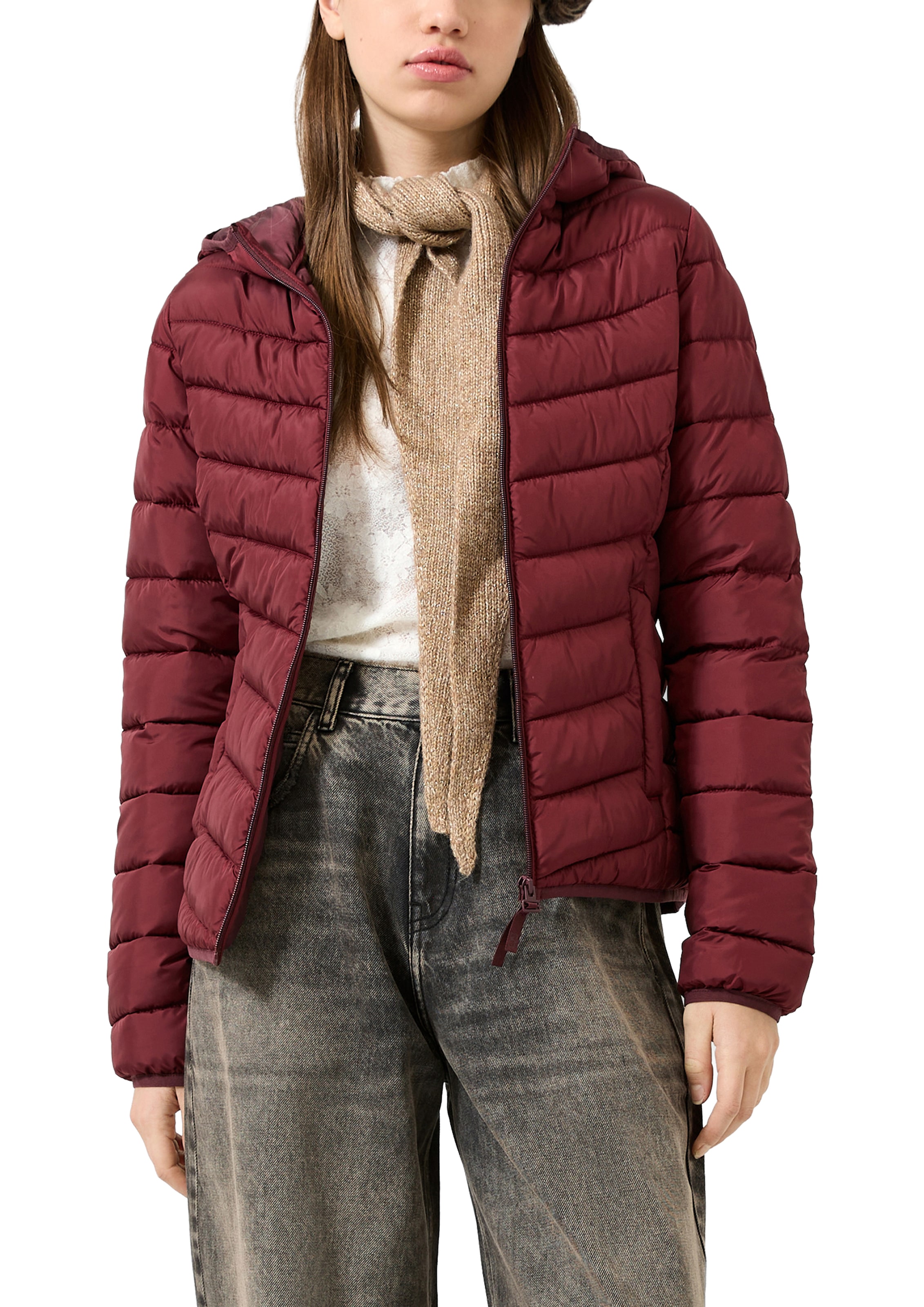 QS Steppjacke mit Kapuze Winterjacke mit Kapuze