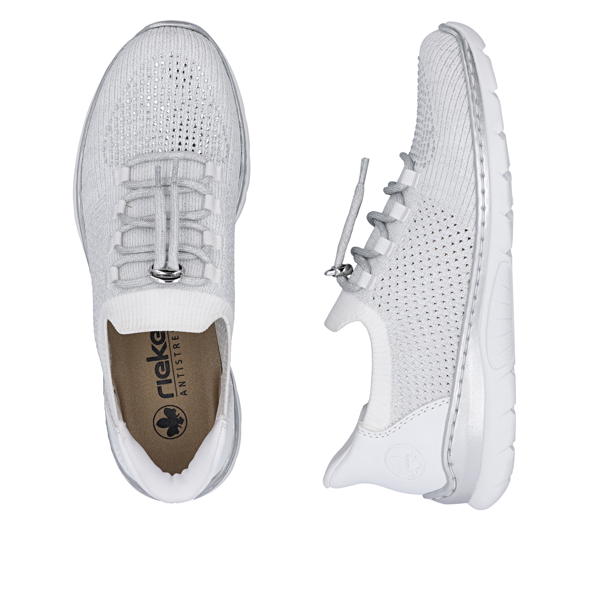 Rieker Baskets slip-on »Ready2GO«  chausson, chaussure pieds nus, chaussure basse avec fermeture rapide