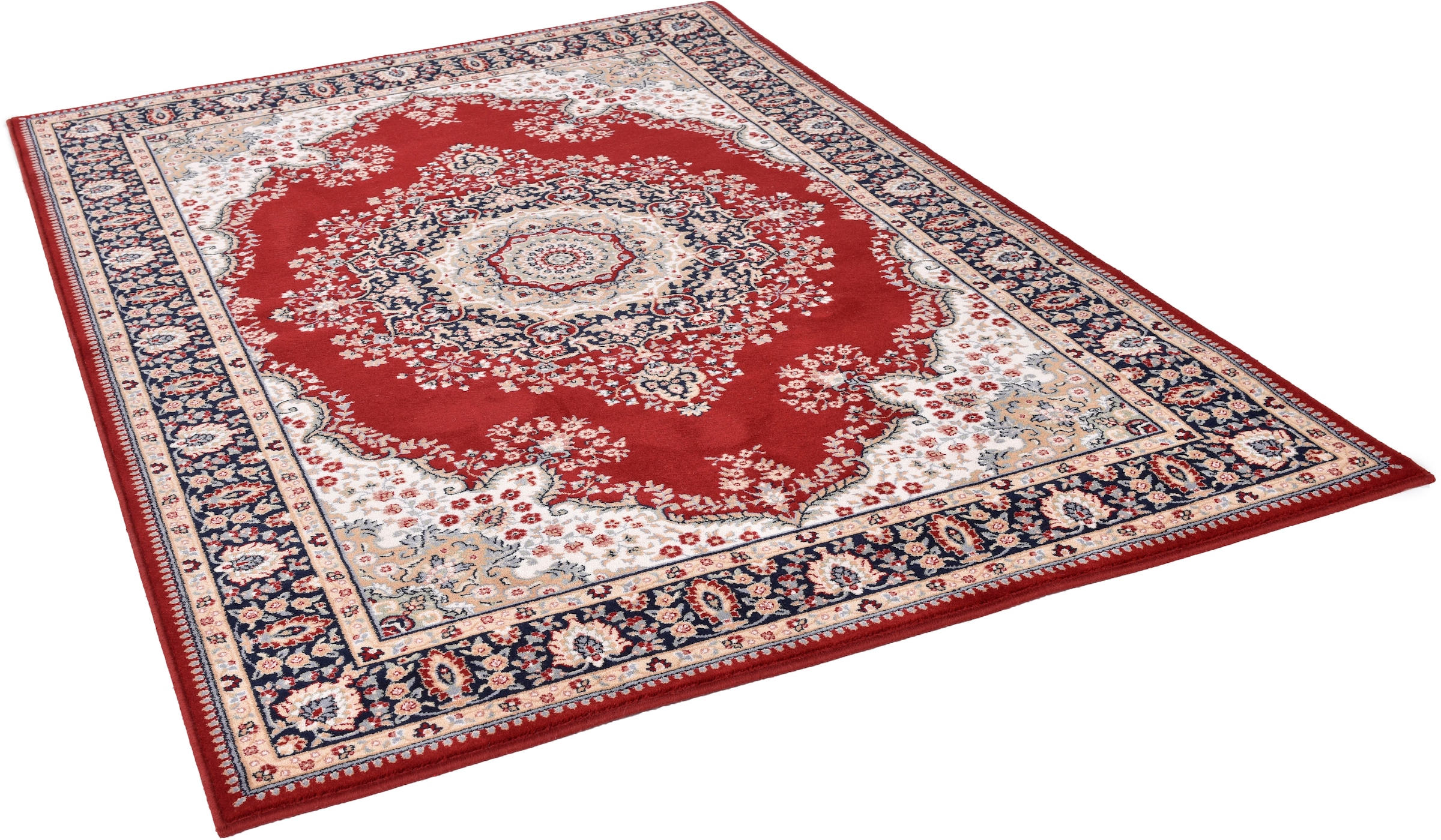 THEKO Tapis en laine »Dolna - 809« Rectangulaire 10 mm Höhe Kurzflor, reine Wolle, Orient-Optik