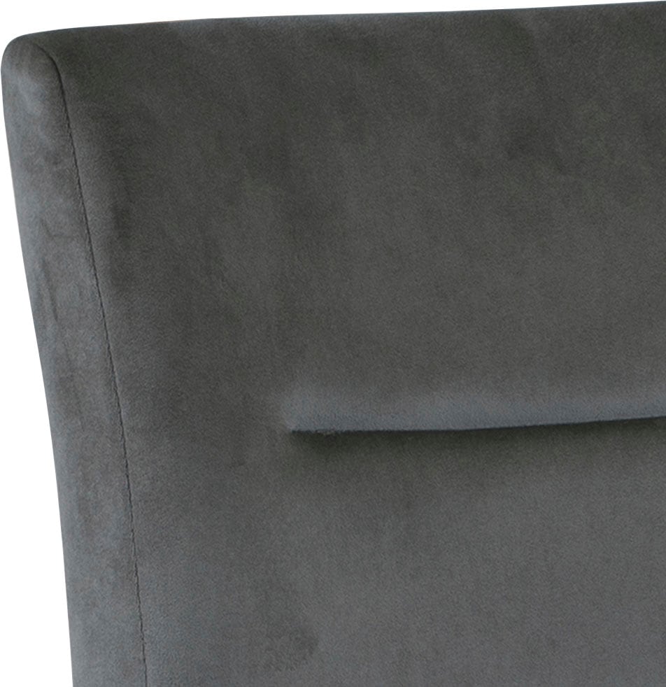 ACTONA GROUP Chaise de salle à manger »Doris« (Ensemble) 2 cuisavec tissu vivant, pieds métalliques noirs et fins