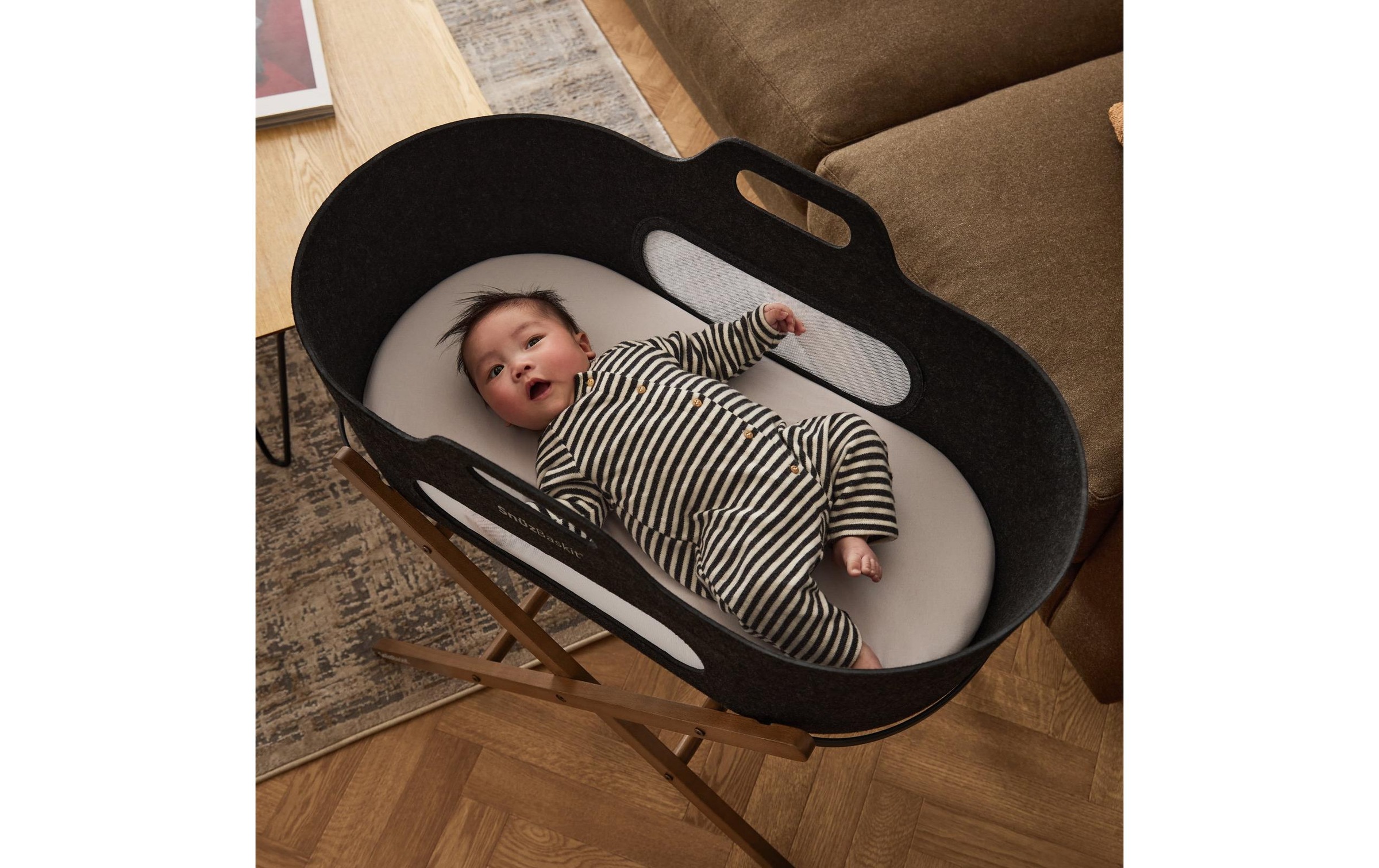   Babybett »Snüz Baskit Moseskorb & Ständer Set«