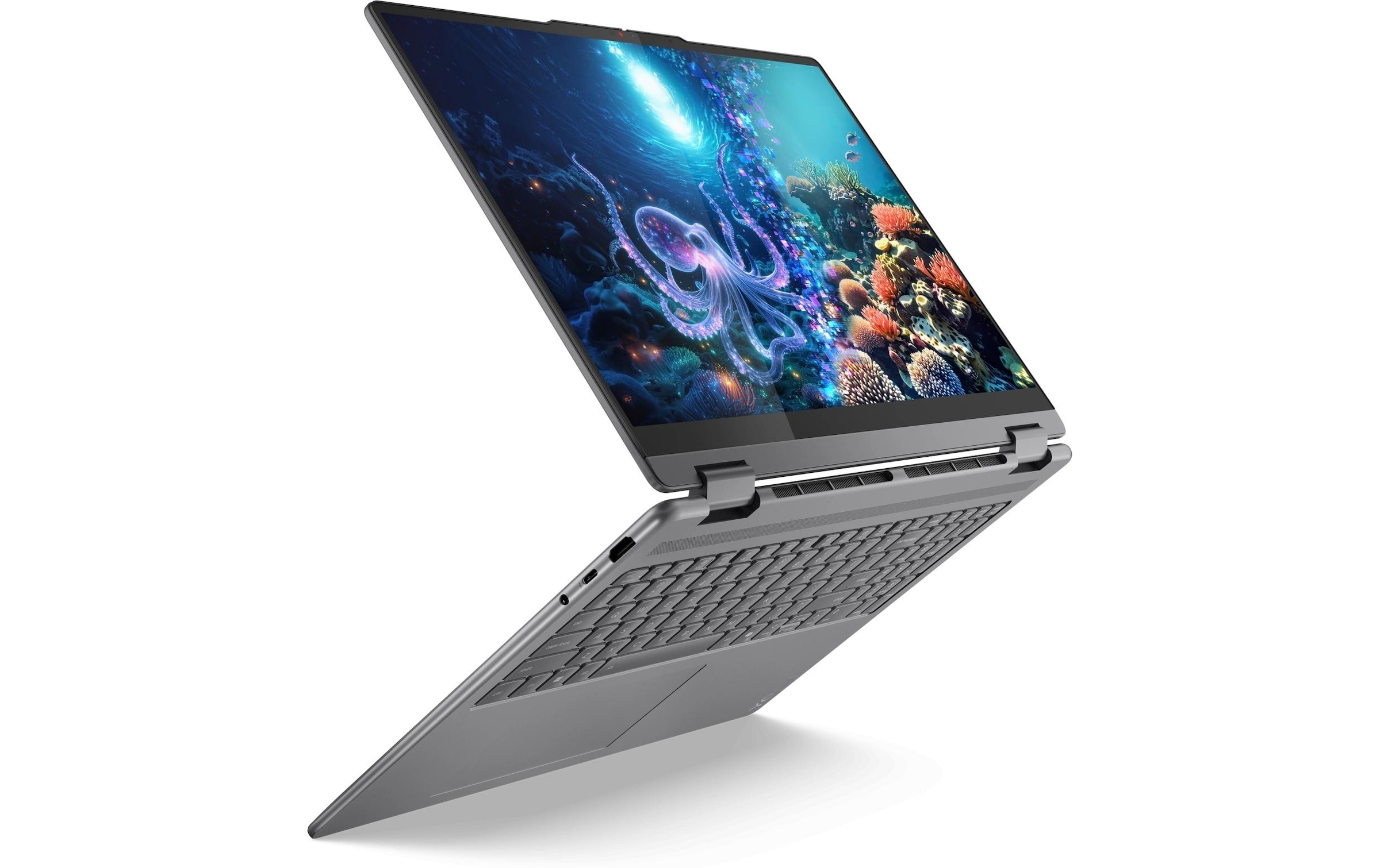 Lenovo Ordinateur portable »Notebook Yoga 7 2-in-1 16ILL10 Copilot+ PC (Intel)« / 16 ″ Intel Core Ultra 7 1.000 Go SSD NPU intégrée (Neural Processing Unit)