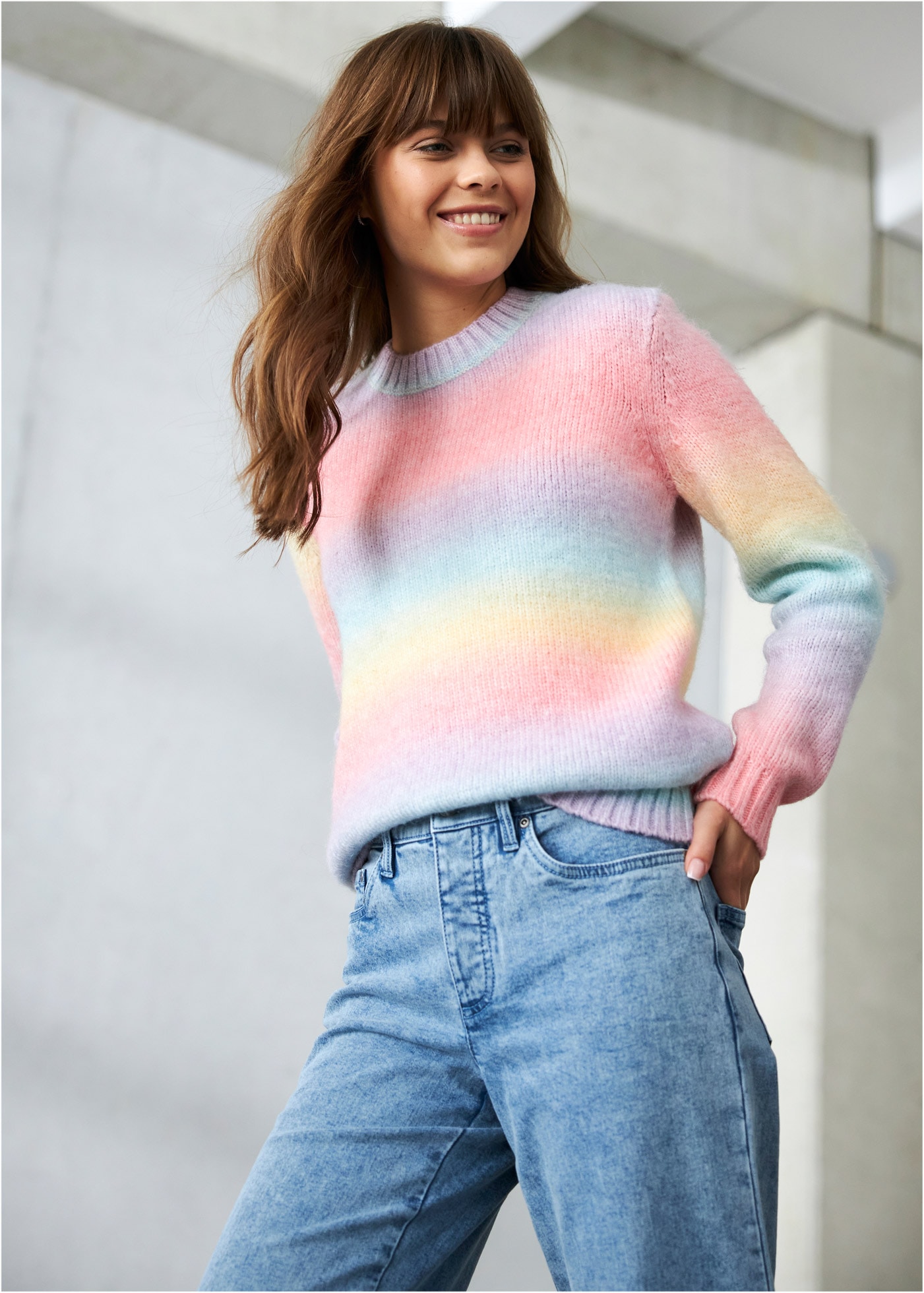 bonprix Strickpullover »Grobstrick-Pullover aus weichem Woll-Mix«, Grobstrick-Pullover aus weichem Woll-Mix
