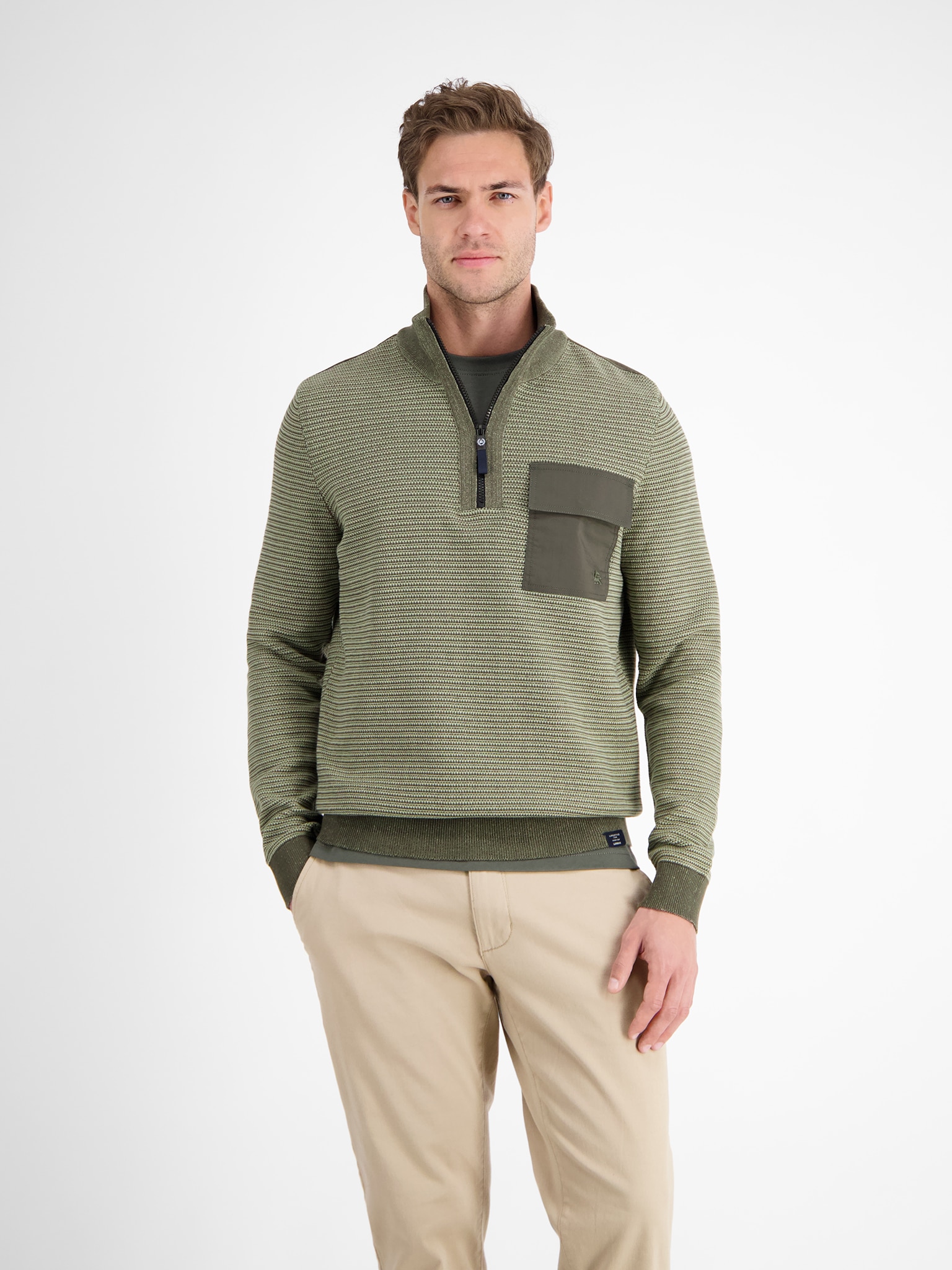 LERROS Troyer , in Struktur-Strick-Optik
