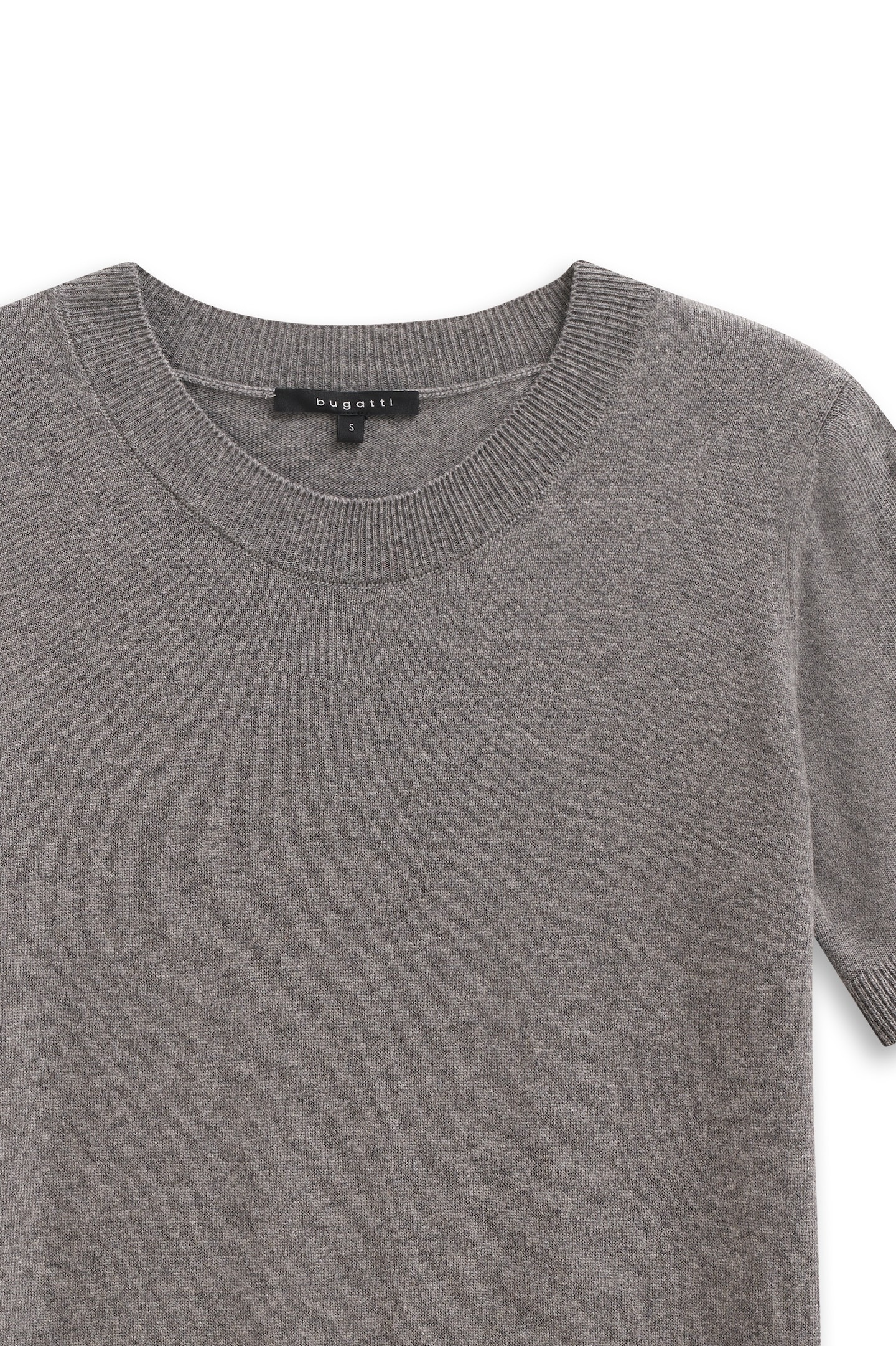 bugatti Strickkleid »Rundhalsausschnitt« aus einem edlen Wolle-Kaschmir-Mix