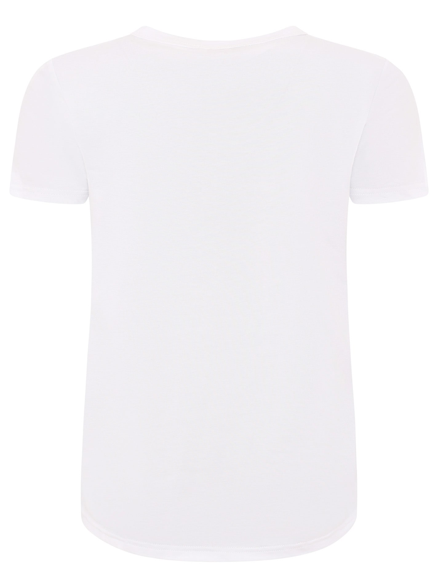 Zwillingsherz T-Shirt »"Happiness Vibes"« ton in ton Stickerei, kurzarm, Rundhals