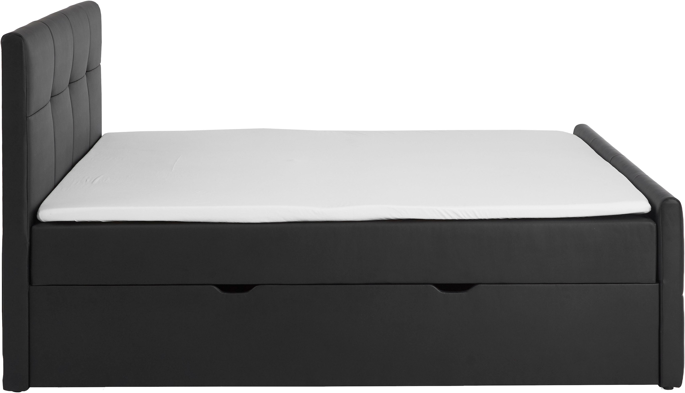 PLACES OF STYLE Lit de boxe »Mizzana inkl. Bettkasten, erhältlich in der Grösse 180x200cm, H3« Bezug aus Kunstleder, inkl. PU-Schaumtopper