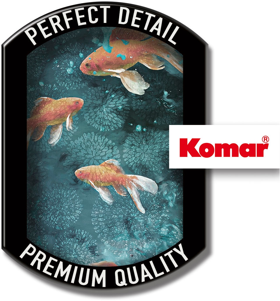 Komar Fototapete »Vlies Fototapete - Fische - Grösse 100 x 250 cm« Motiv | bedruckt glatt