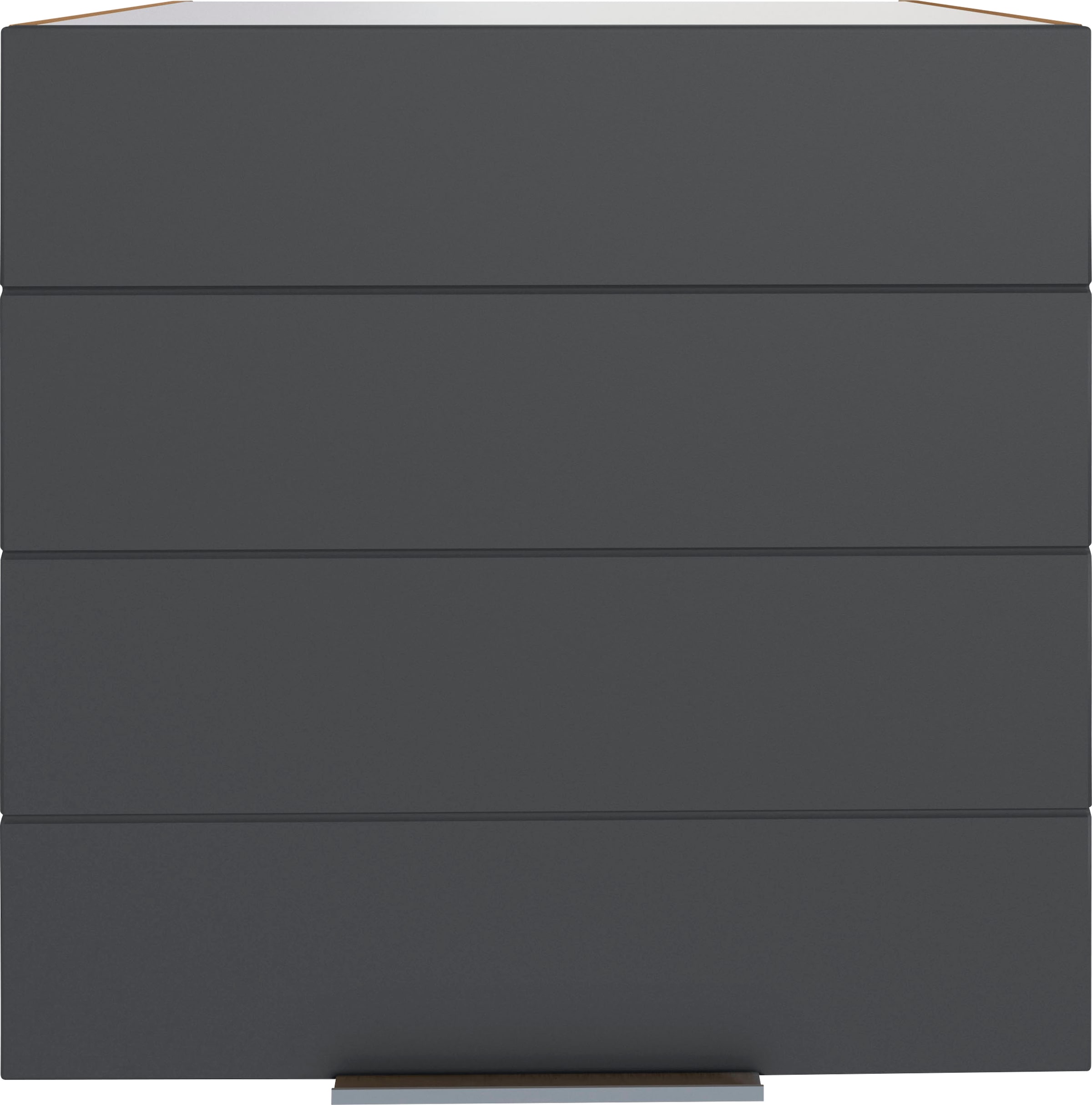 KOCHSTATION Armoire suspendue »KS-Luhe« 60 cm de large, façades MDF de haute qualité avec lisse horizontale