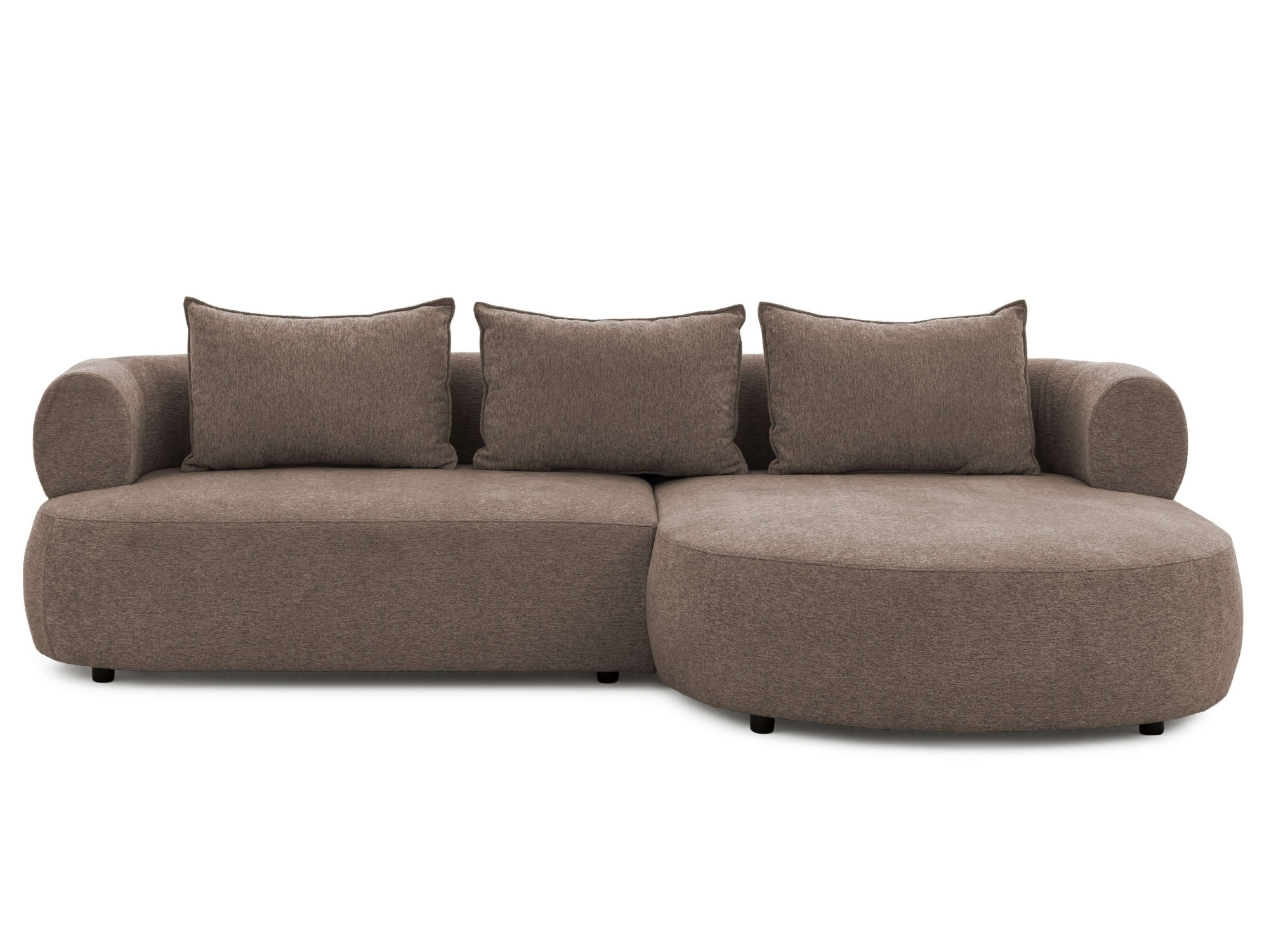 Home affaire Ecksofa »LUSSAC L-Form Design-Sofa mit Zierkissen, Masse B/T/H: 257/159/78 cm« hoher Sitzkomfort und modernes Design, Sofa ohne Bettfunktion