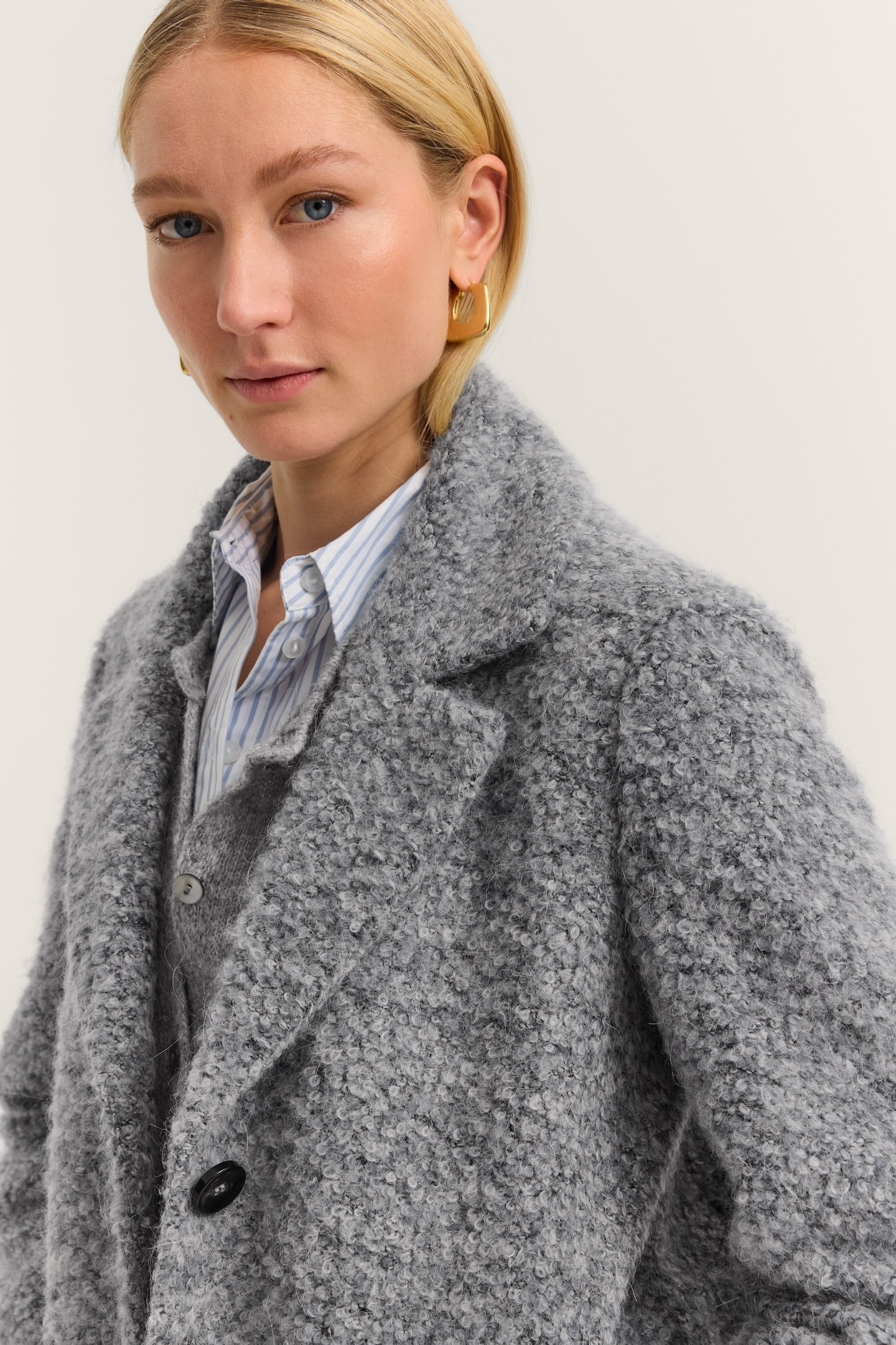 bugatti Kurzmantel »Comfort Fit« mit Flexcity Stretch in Boucléqualität