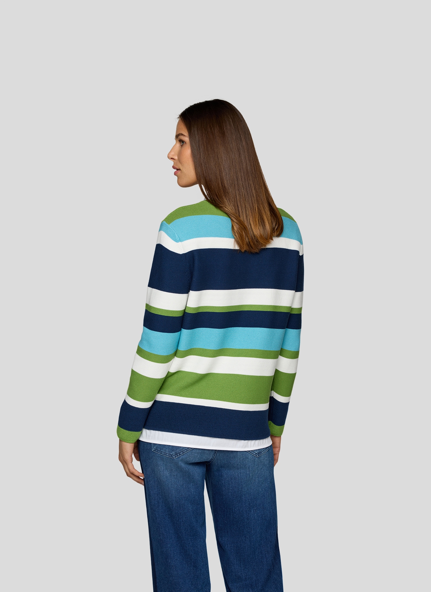 Rabe Pull en tricot in Colorblocking-Optik