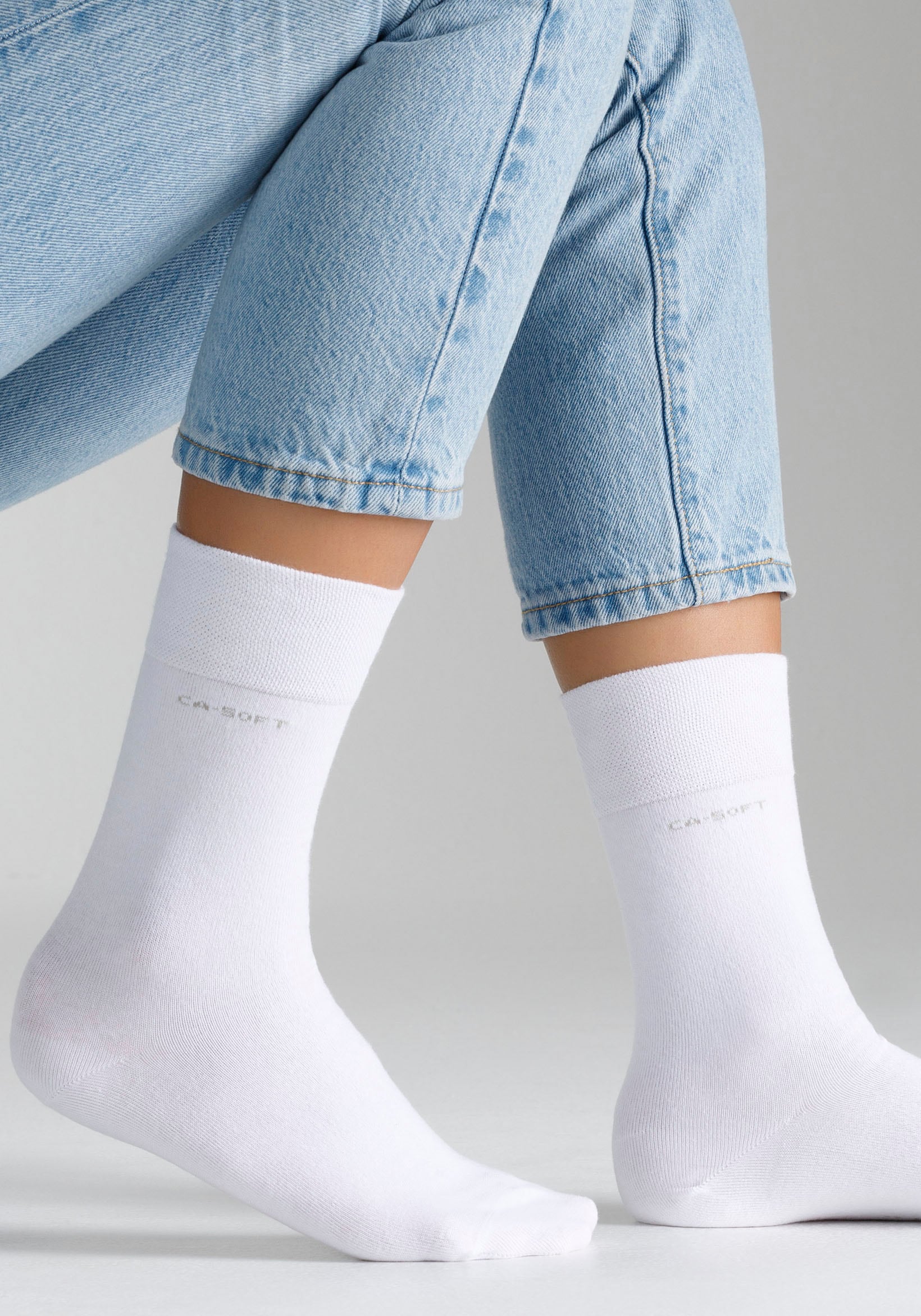 Camano Socken »ca-soft« 4 Paar tlg. mit verstärktem Fersen- und Zehenbereich