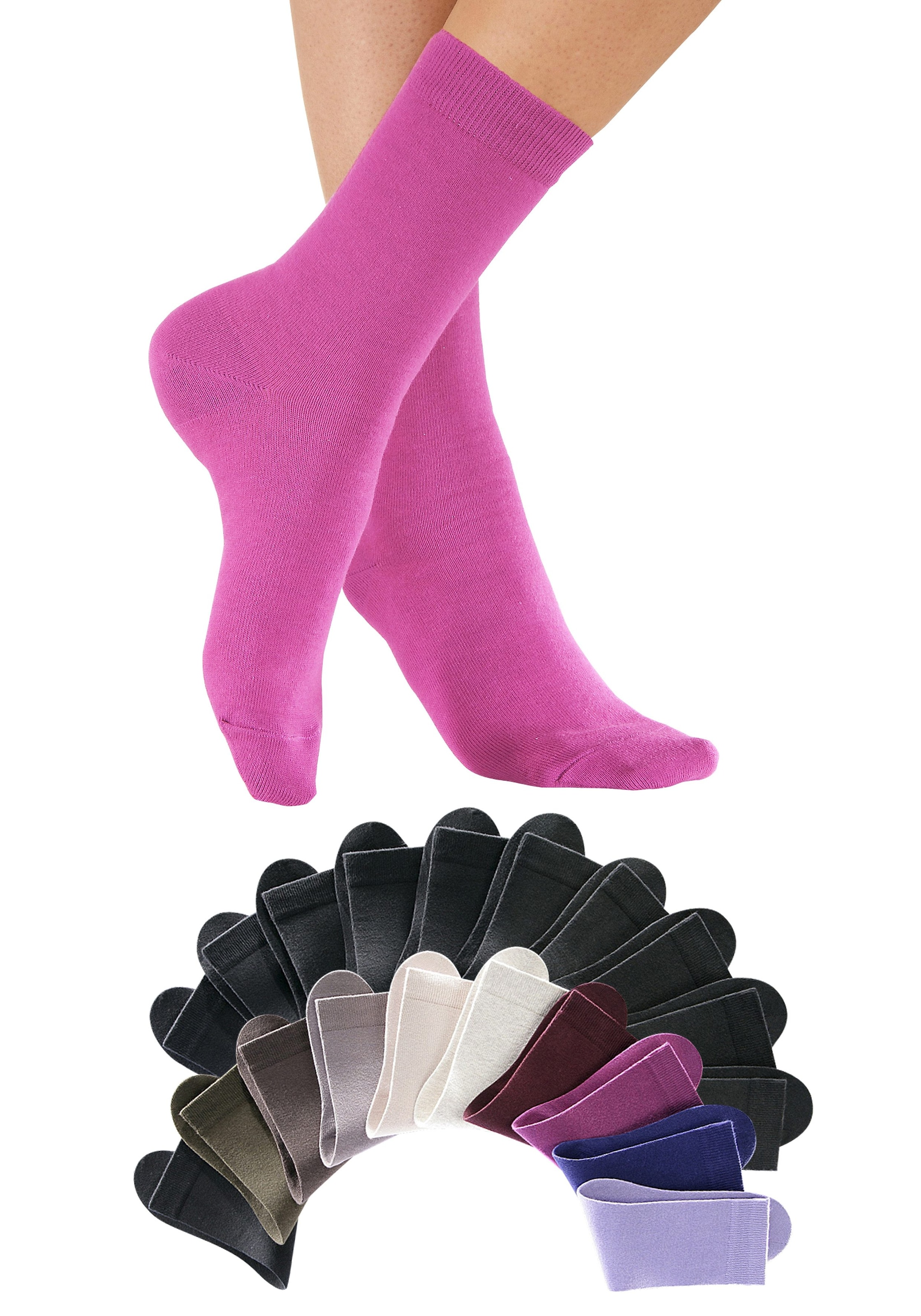 Go in Basicsocken Box, 20 Paar tlg. in der grossen Big-Box