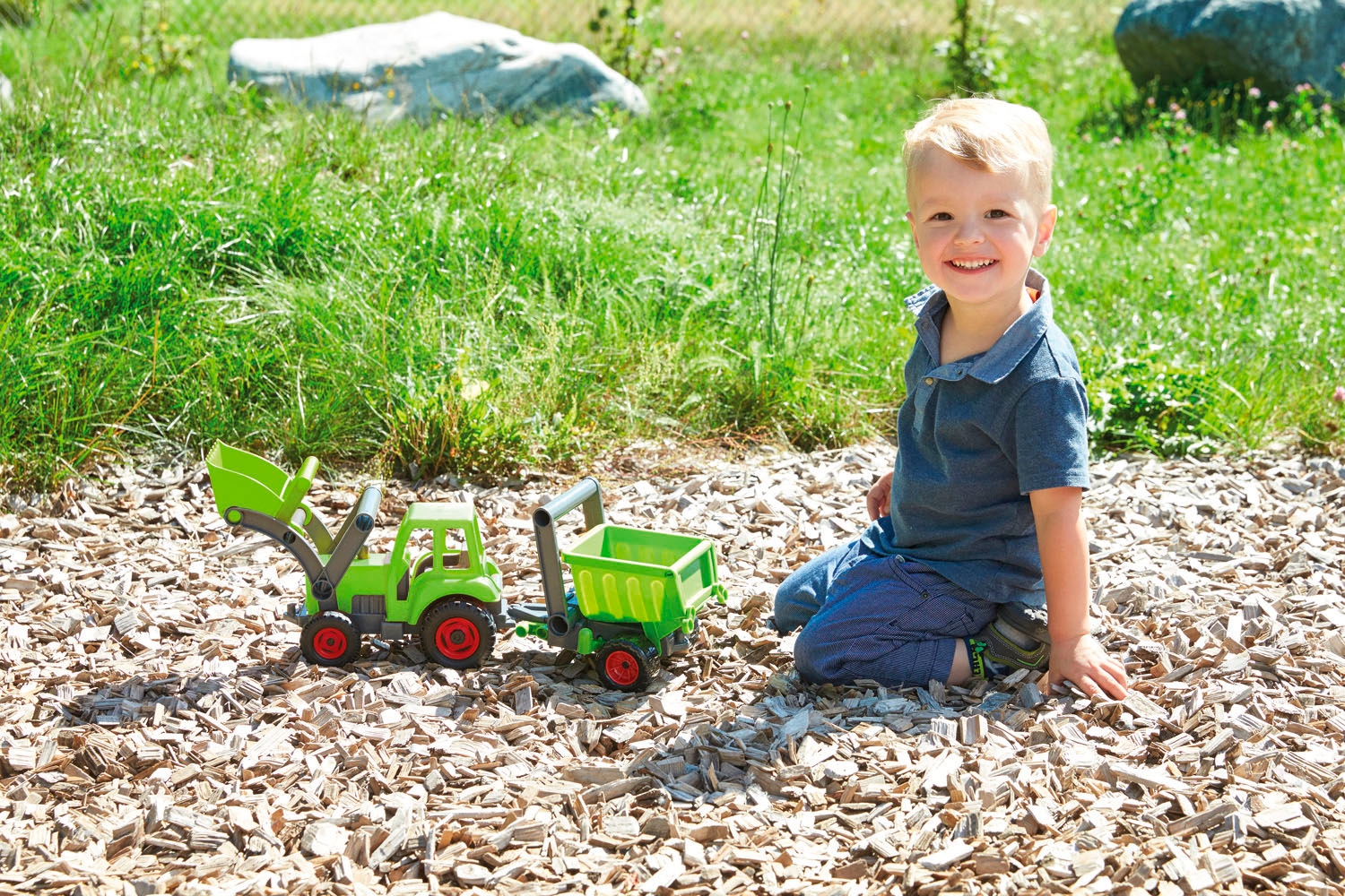 Lena® Tracteur jouet »Actives« fabriqué en Europe