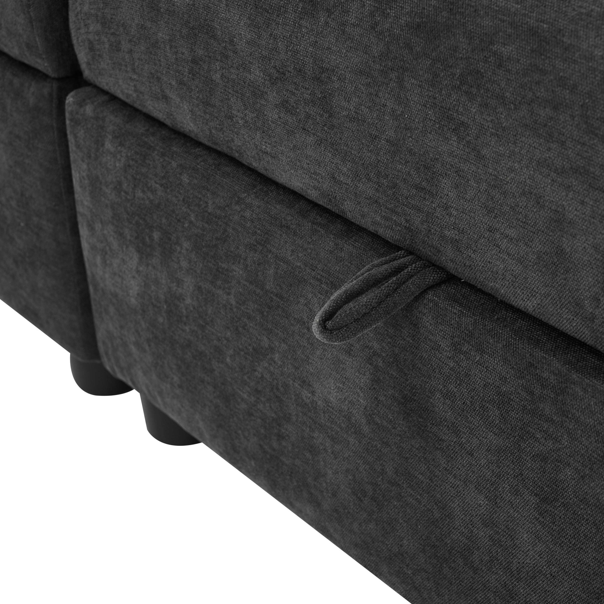 Dorel Home 2-places »STILHUS Modularsofa mit Stauraum, Breite 155 cm, Chenille-Bezug« peut être utilisé comme module ou séparément - combinable individuellement