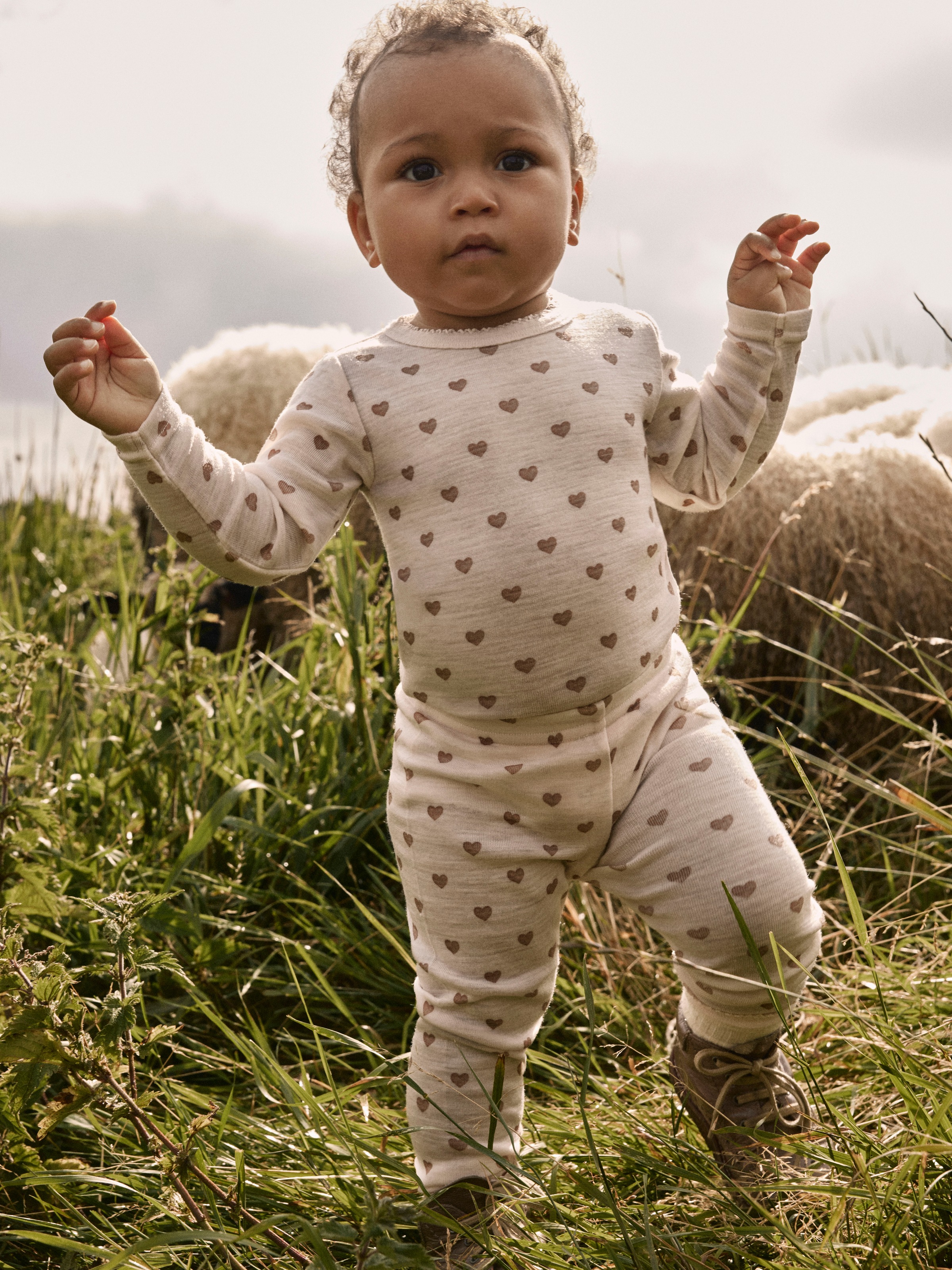 Lil' Atelier Langarmbody »NBFNOEL NIA WOOL LS SLIM BODY LIL NOOS« aus reiner Wolle, weich und wärmend