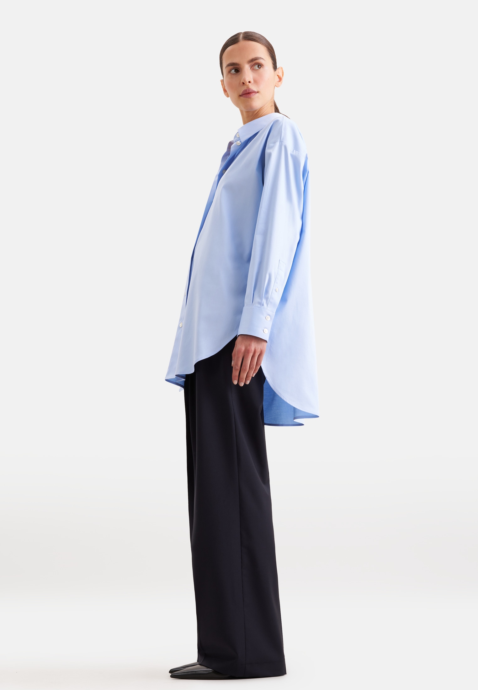 seidensticker Blouse d'extérieur col 1/1 uni