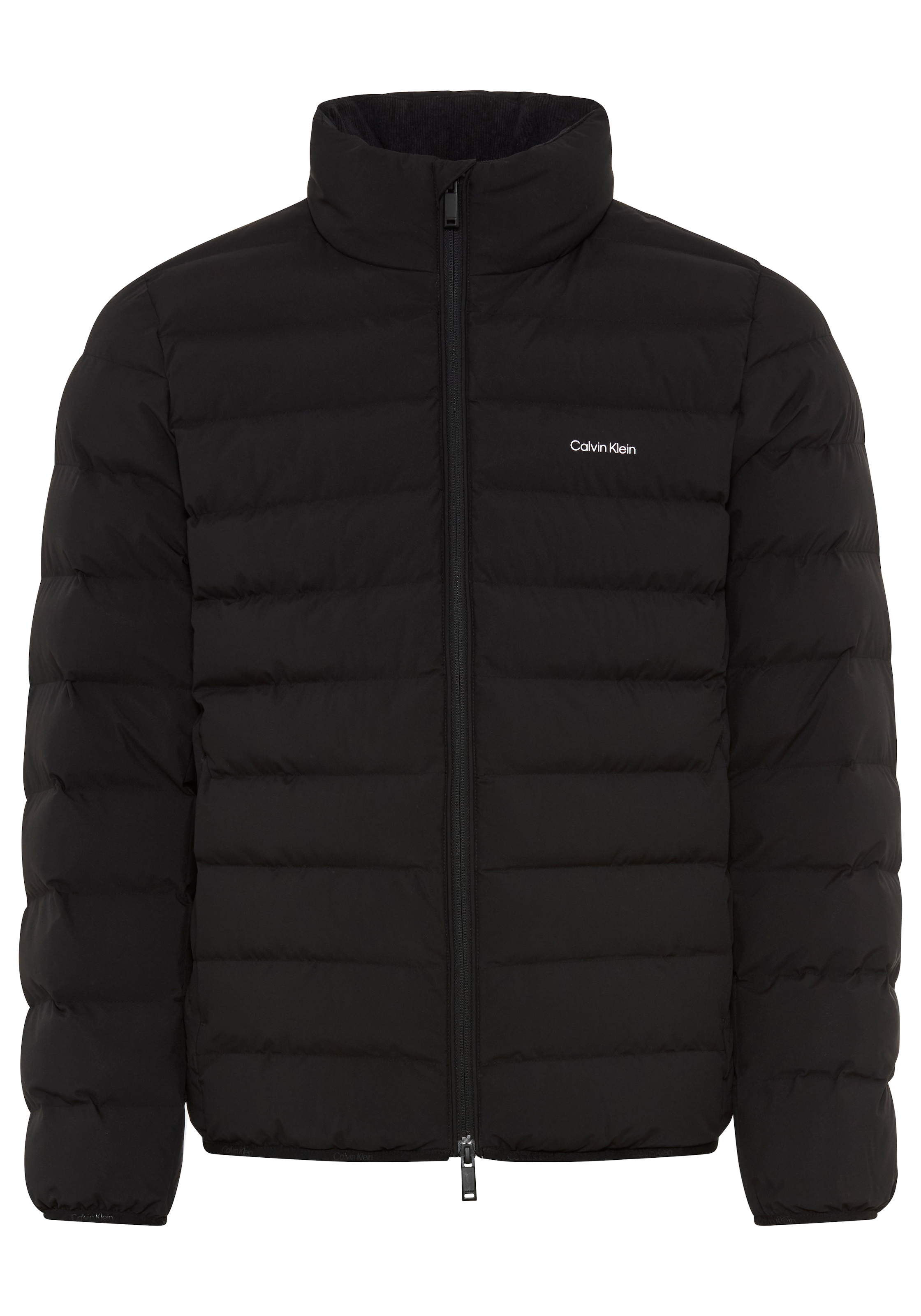 Calvin Klein Veste matelassée Stehkragen, 2-Wege-Zipper, Regular Fit