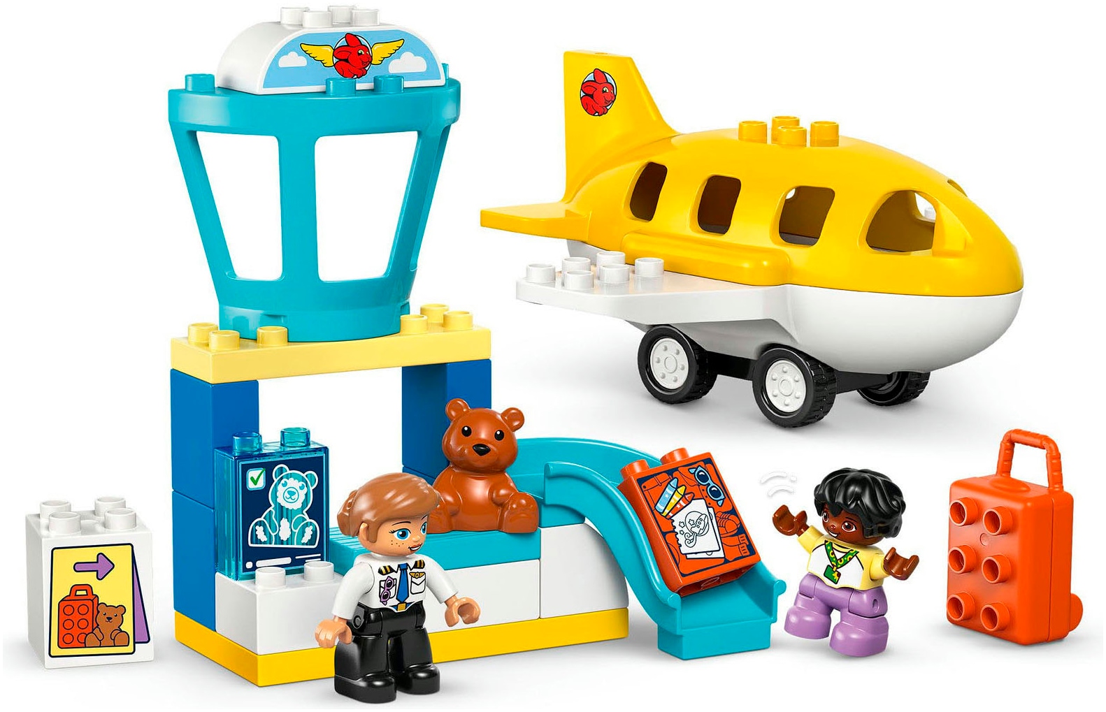 LEGO® Pions de construction »Erster Besuch im Flughafen (10443), LEGO DUPLO Town« Made in Europe