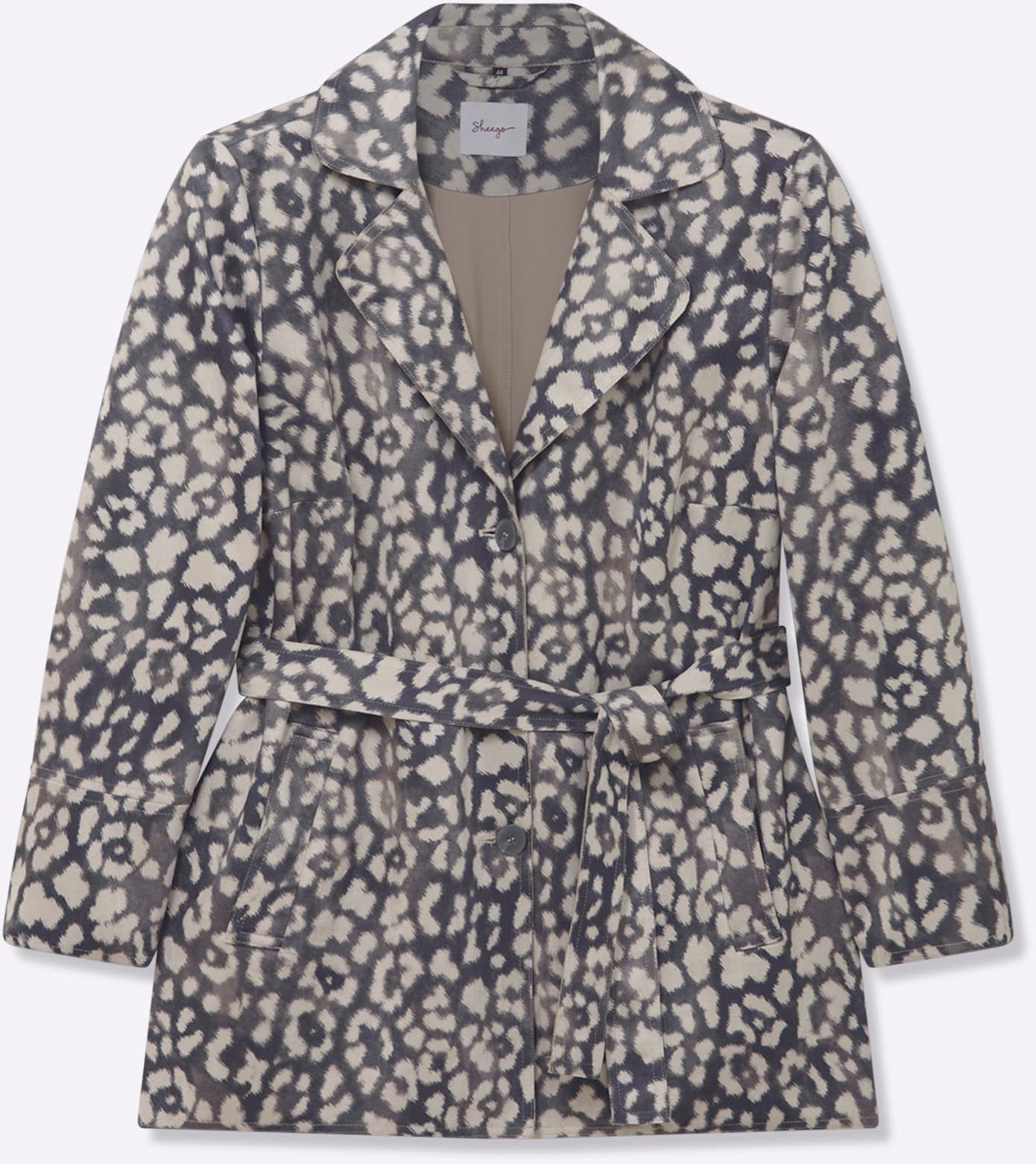 Sheego Langjacke ohne Kapuze