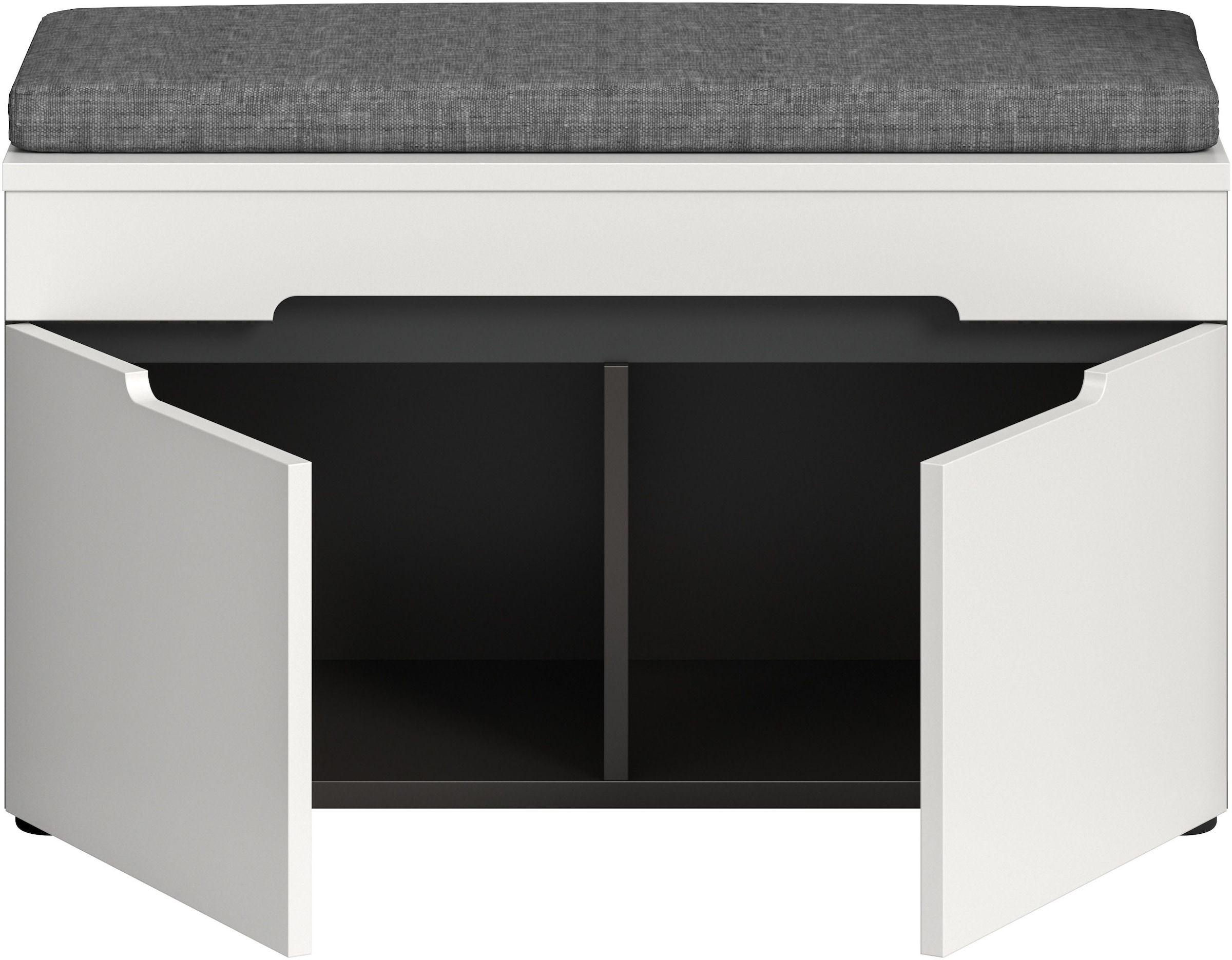 INOSIGN Banc »REHAT, TOPSELLER!, Breite 80cm, 2 Türen, 2 Fächer inkl. Sitzkissen« in verschiedenen Farben erhältlich, 2 cuis tlg. Garderobenbank, Flurbank, Dielenbank, Bank mit Stauraum, Bank