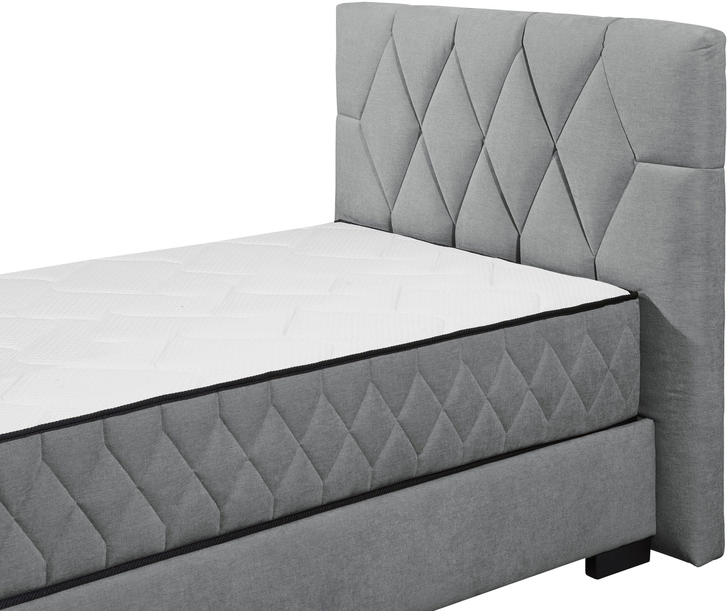 ED EXCITING DESIGN Lit de boxe »Nagol« avec coffre de lit, avec matelas réversible, disponible en différentes largeurs