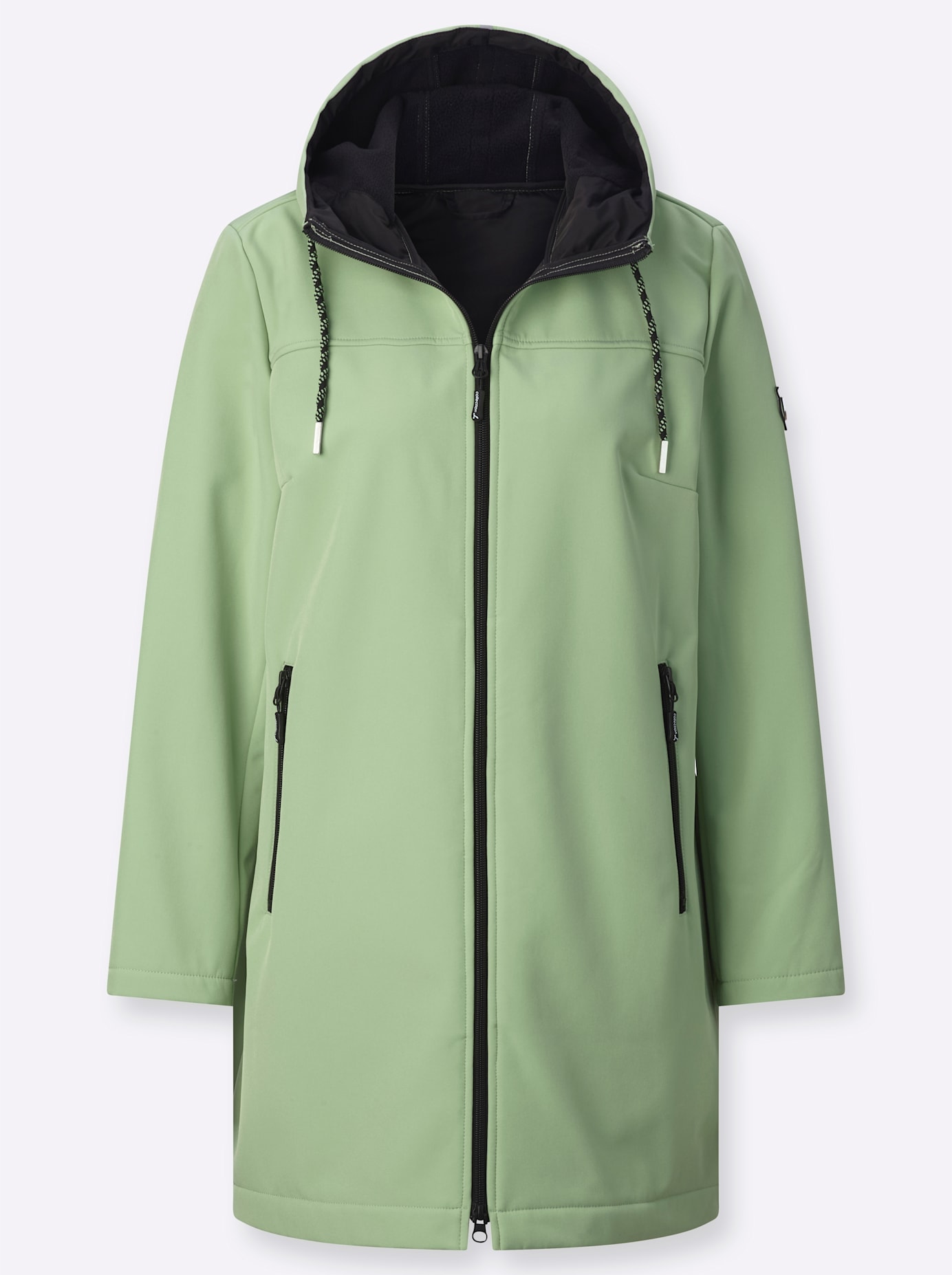 Casual Looks Softshelljacke mit Kapuze