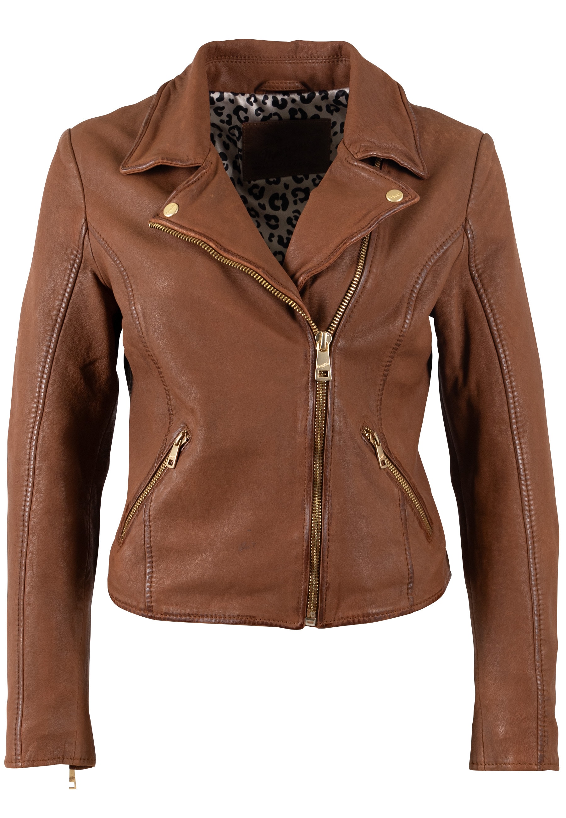 Mauritius Lederjacke »MWInessa« mit Reverskragen